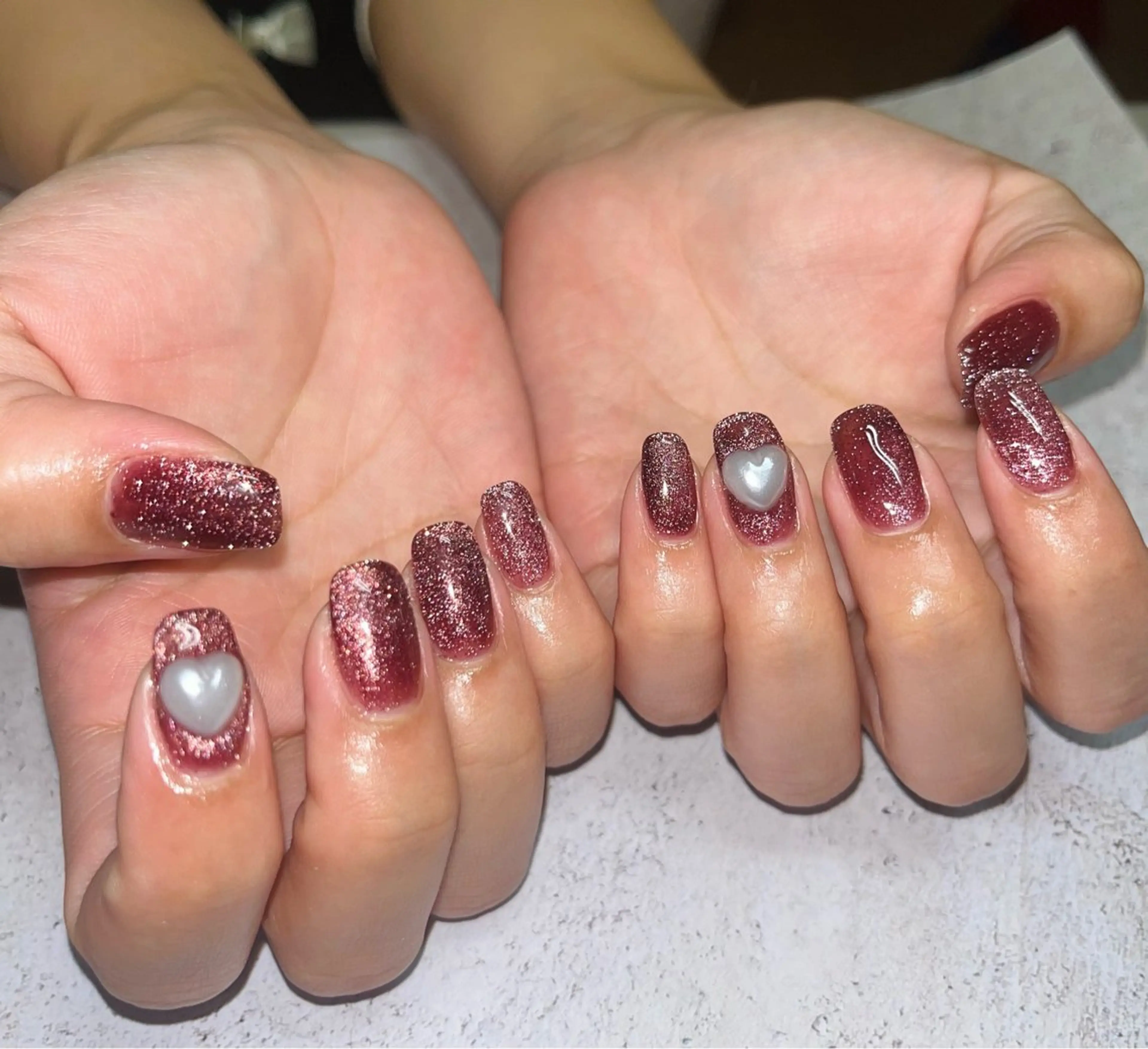 ネイル フラッシュネイル マグネットネイル ハンドネイル HazeGrass NAILのネイルデザイン