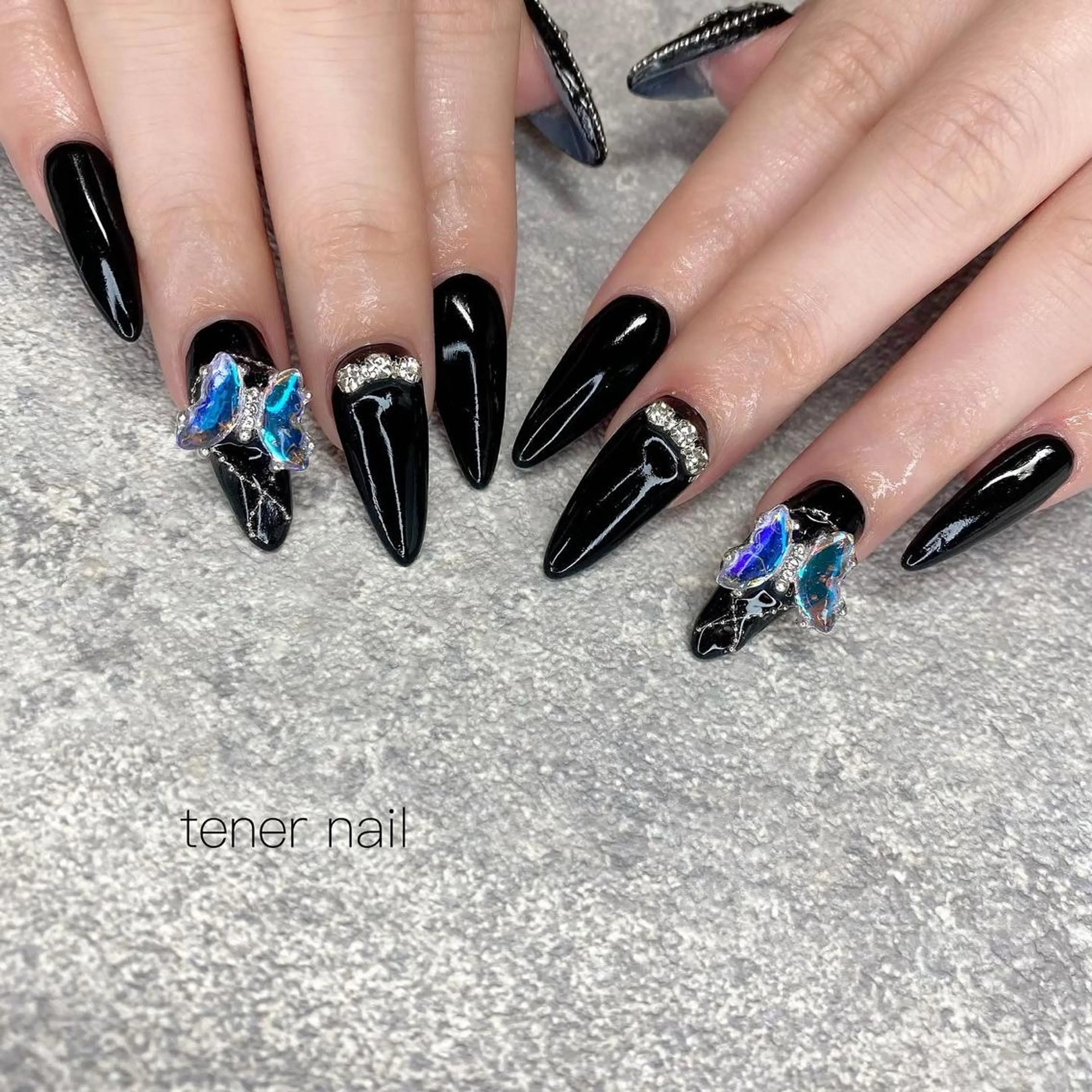 ネイル オーロラネイル スカルプネイル テネルネイル tener nailのネイルデザイン