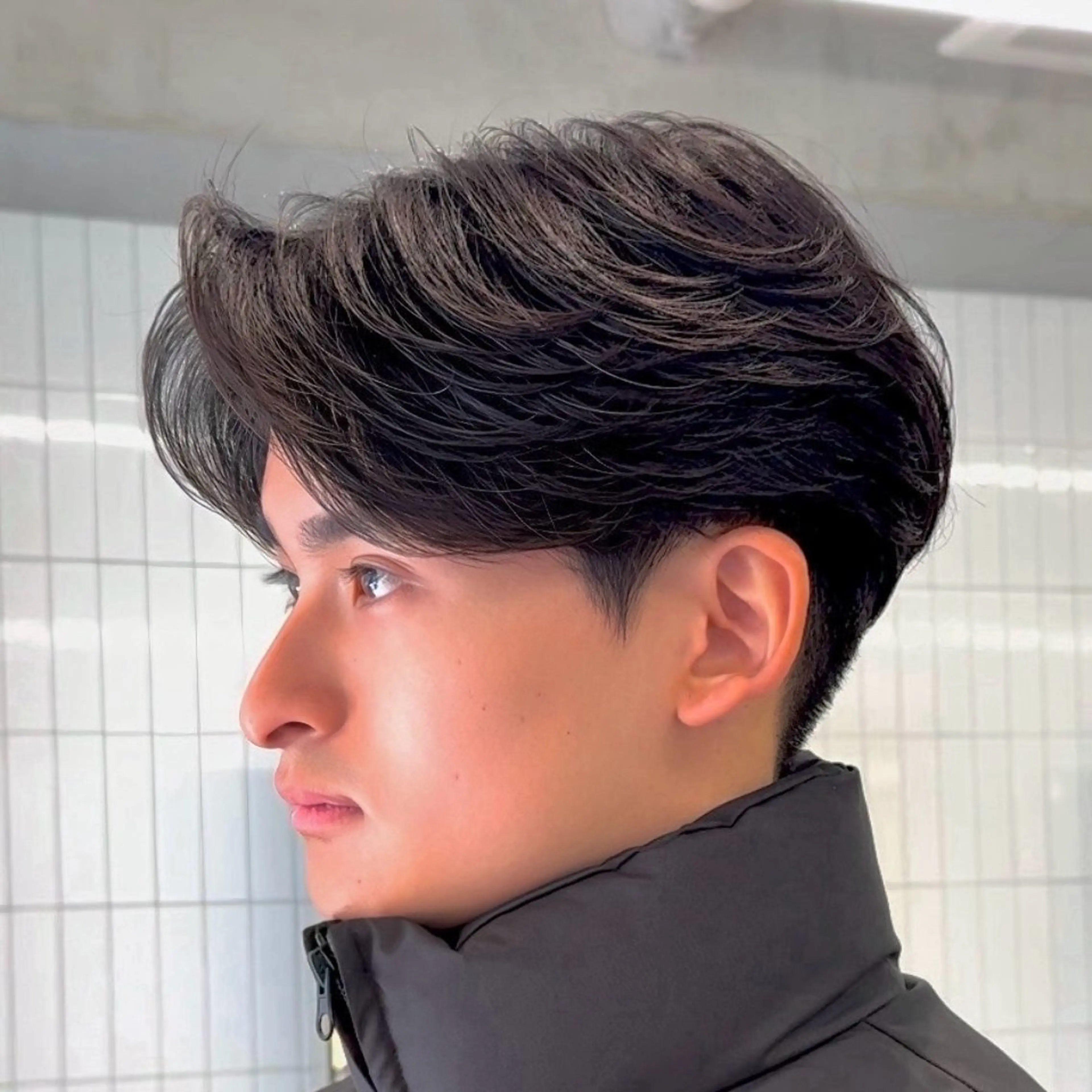 パーマ メンズ カット パーマ トリートメント ヘアセット 表参道/スパイキー ショート/SOTAのヘアスタイル