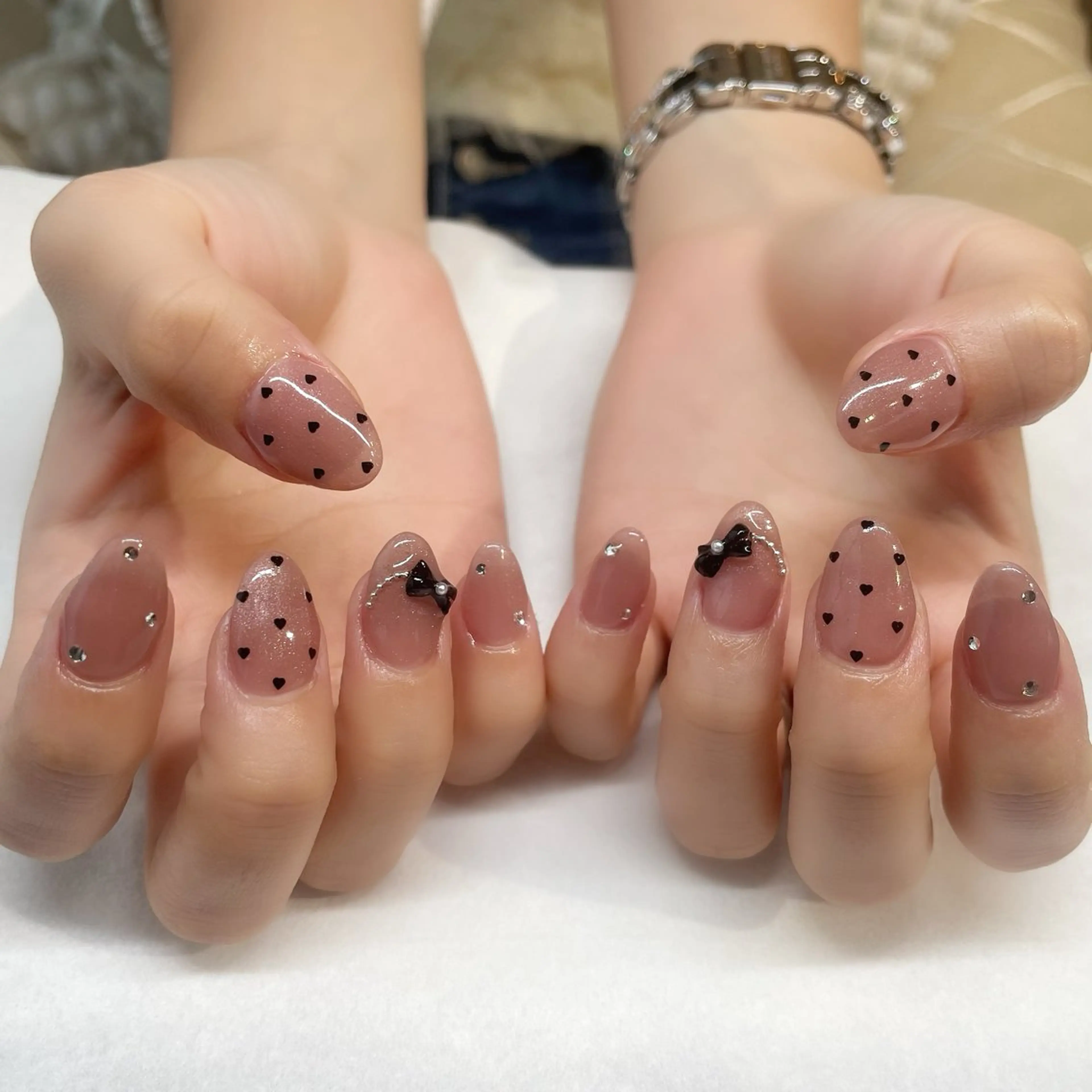 ネイル ハンドネイル 💎🐰 saki. m 🐰💎のネイルデザイン