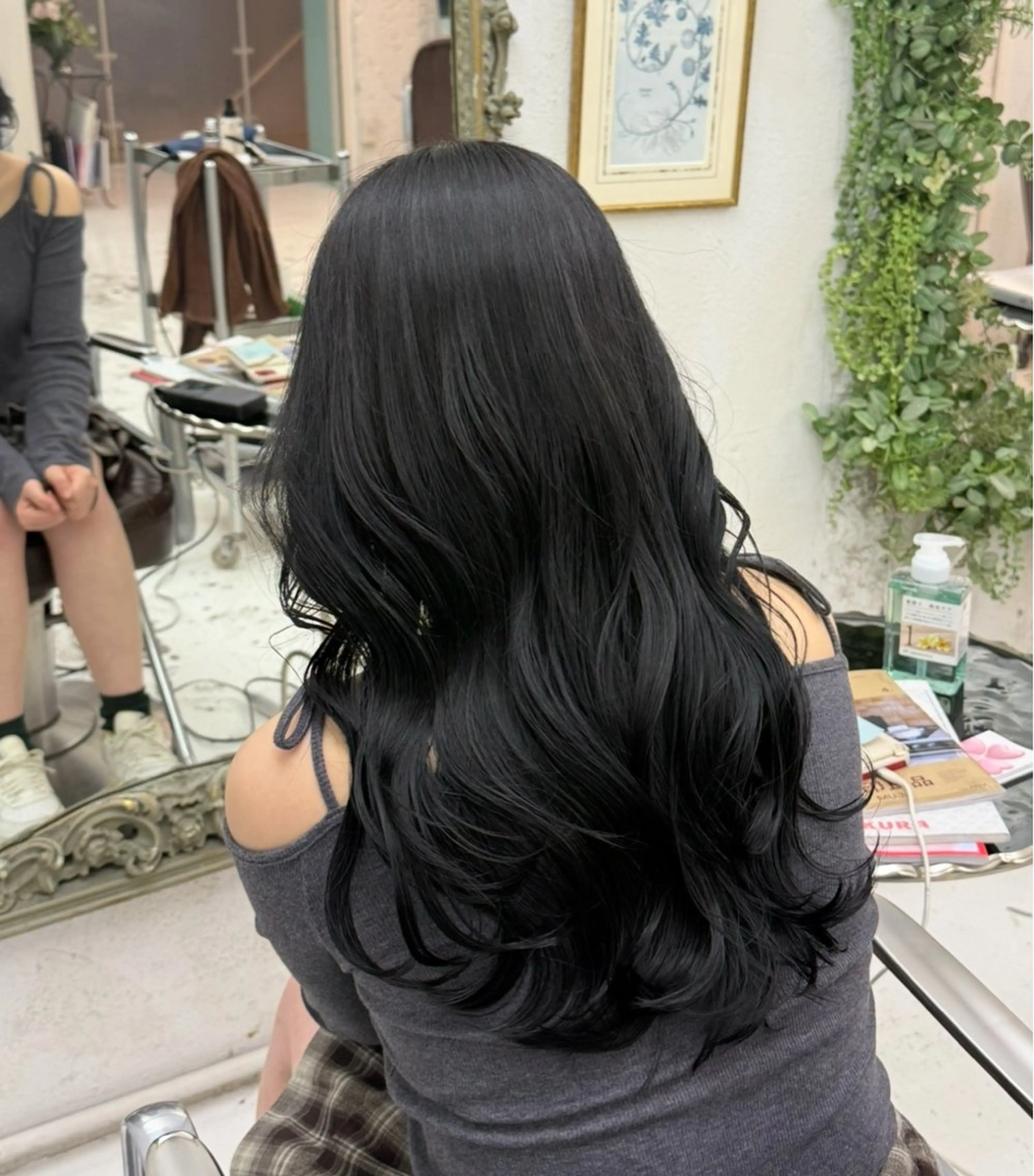 似合わせ艶カラー/シャンプーブロー込みの写真