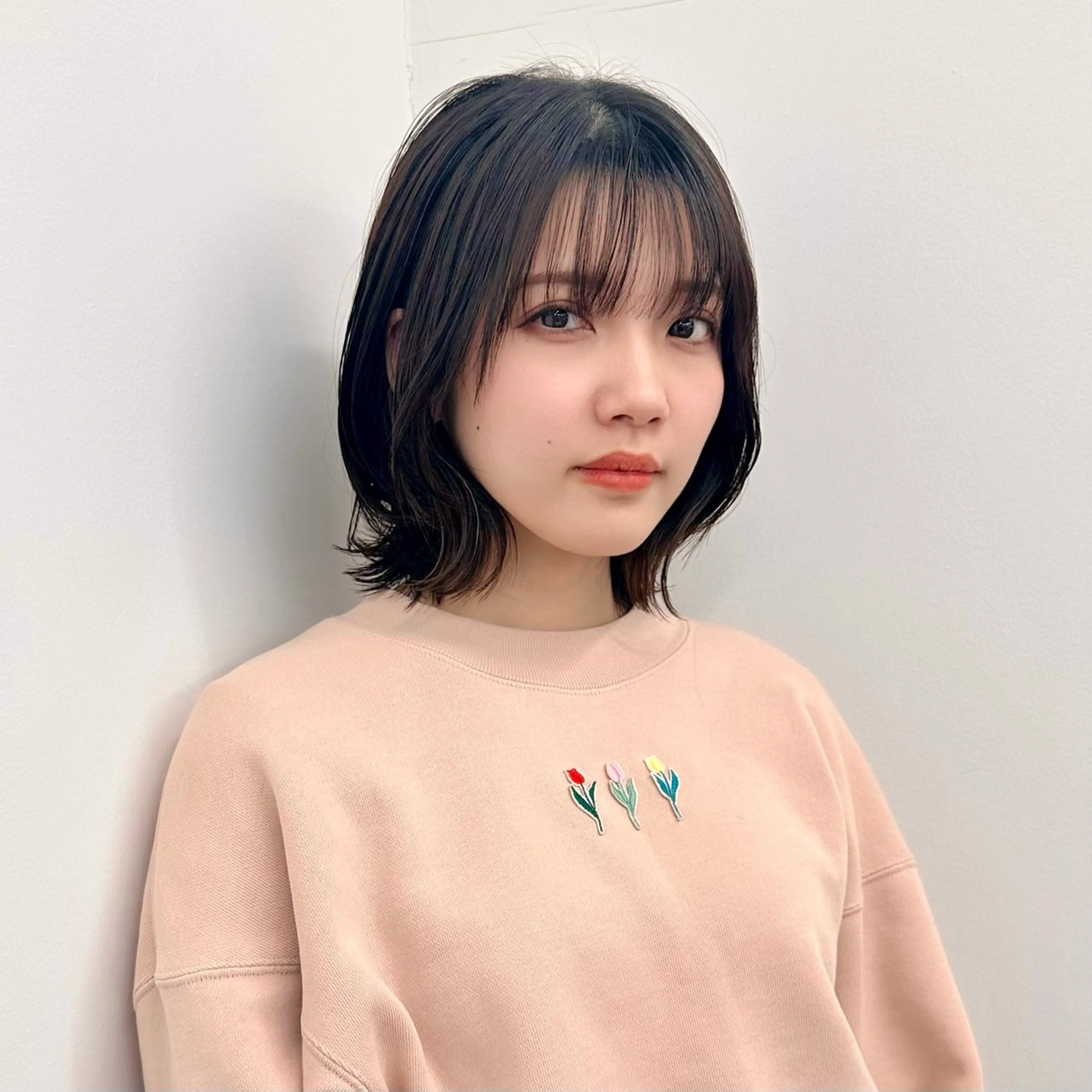 ミディアム カラー カット ヘアカラー トリートメント ブリーチなし/レイヤ ー特化🌈Tommyのヘアスタイル