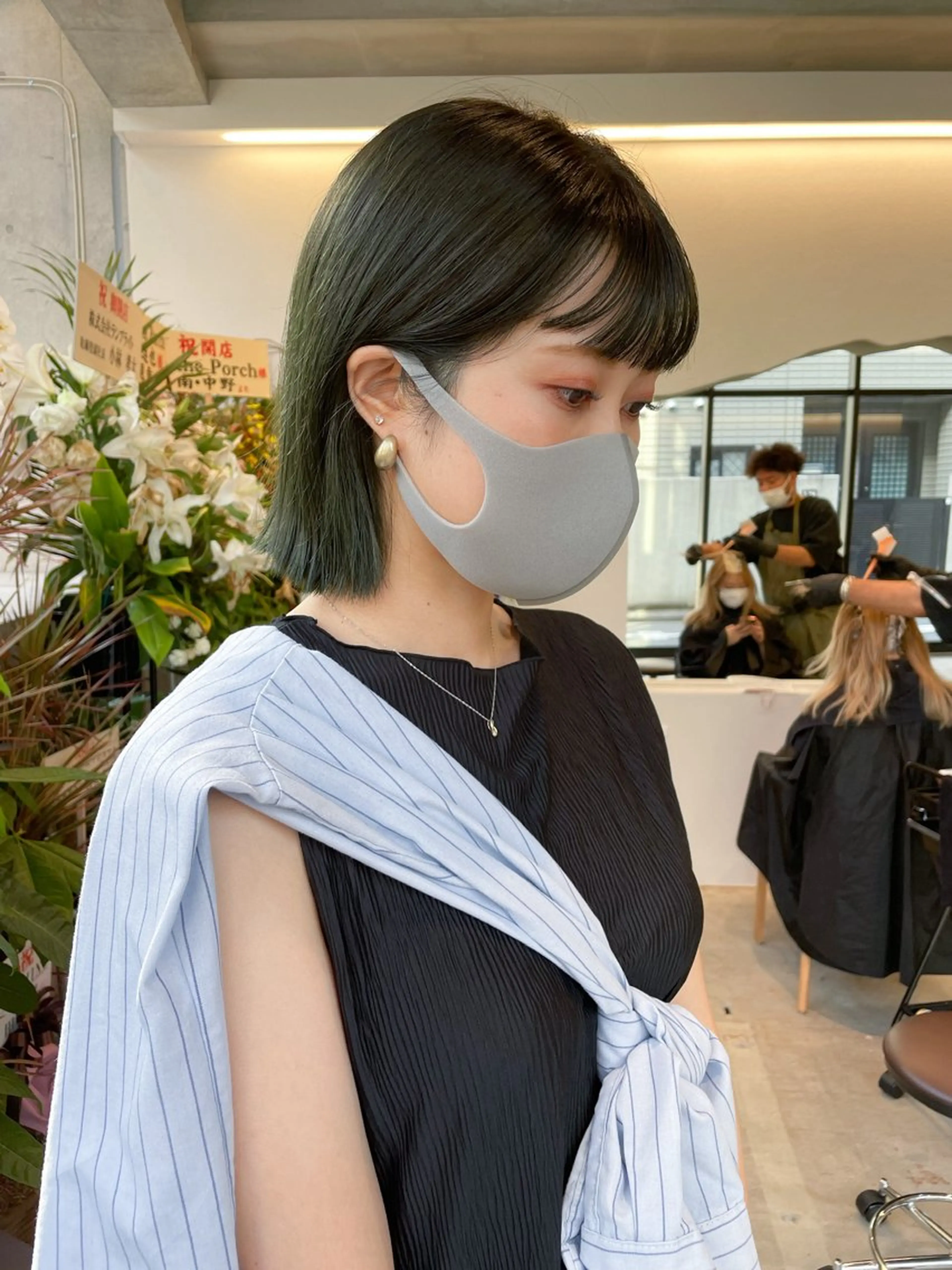 ショート カラー ヘアアレンジ カット ヘアカラー トリートメント ミニボブ/ブリーチ 🌈MISATOのヘアスタイル