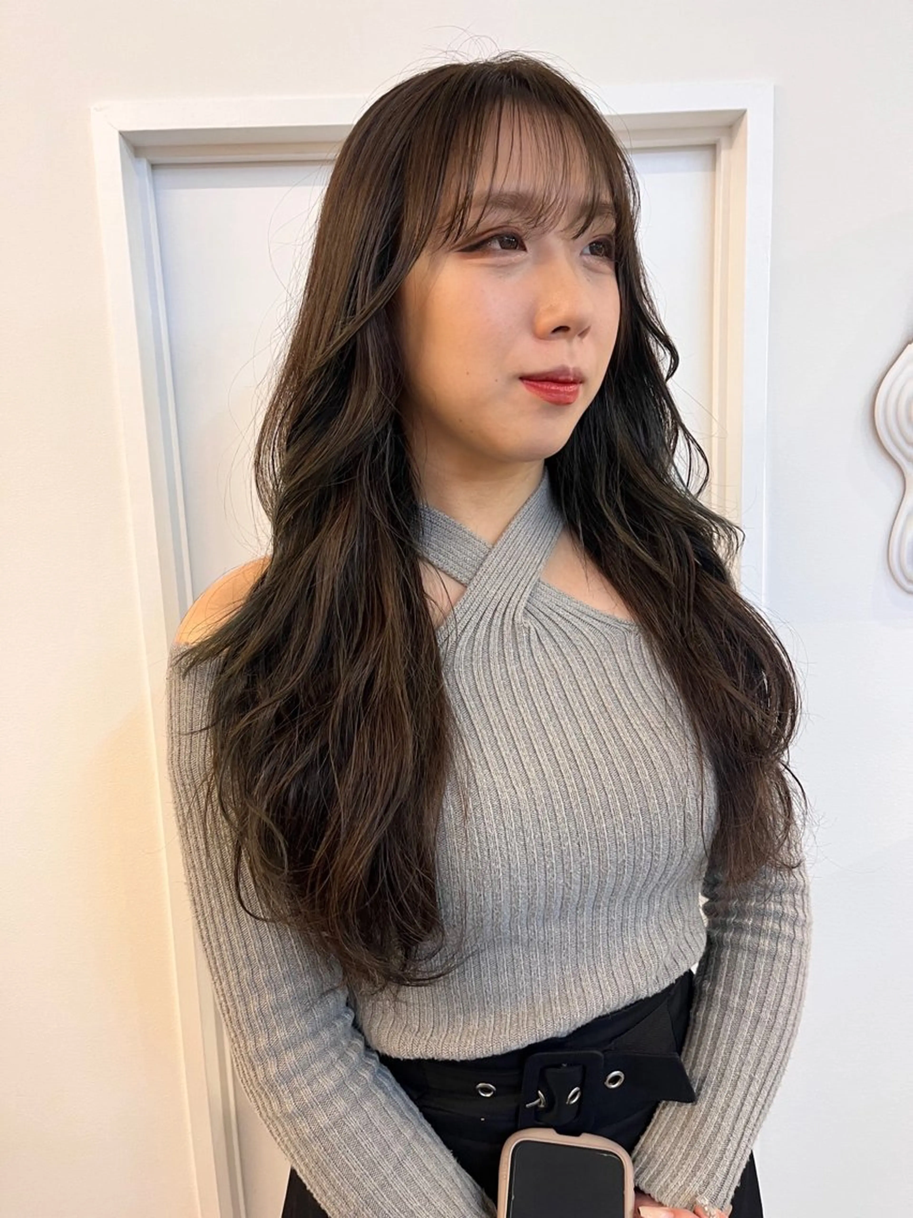 ロング カラー 透明感カラー レイヤーカット/韓国 ヘア/ honokaのヘアスタイル