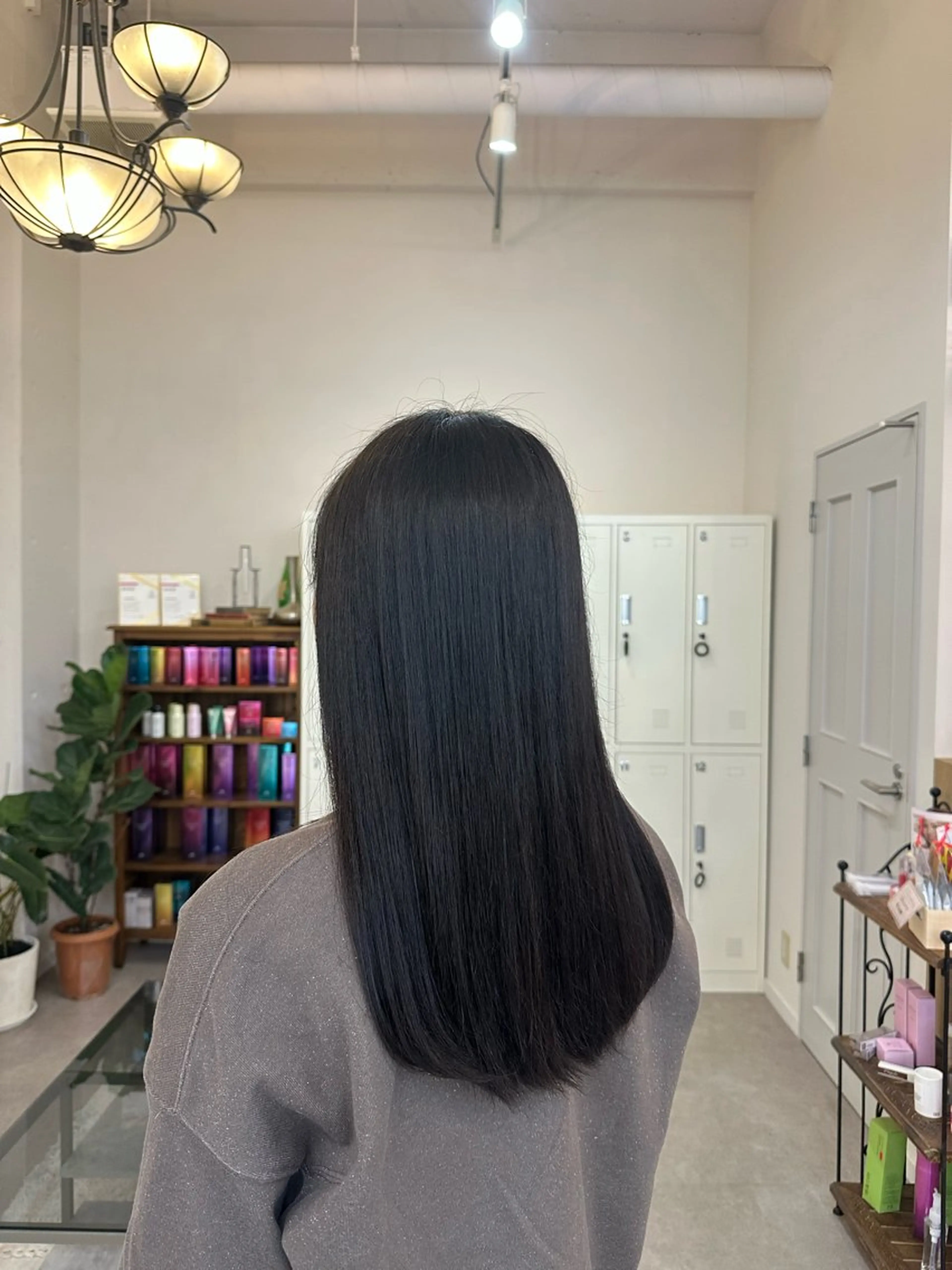 ロング ヘアカラー 田中 桜風のヘアスタイル