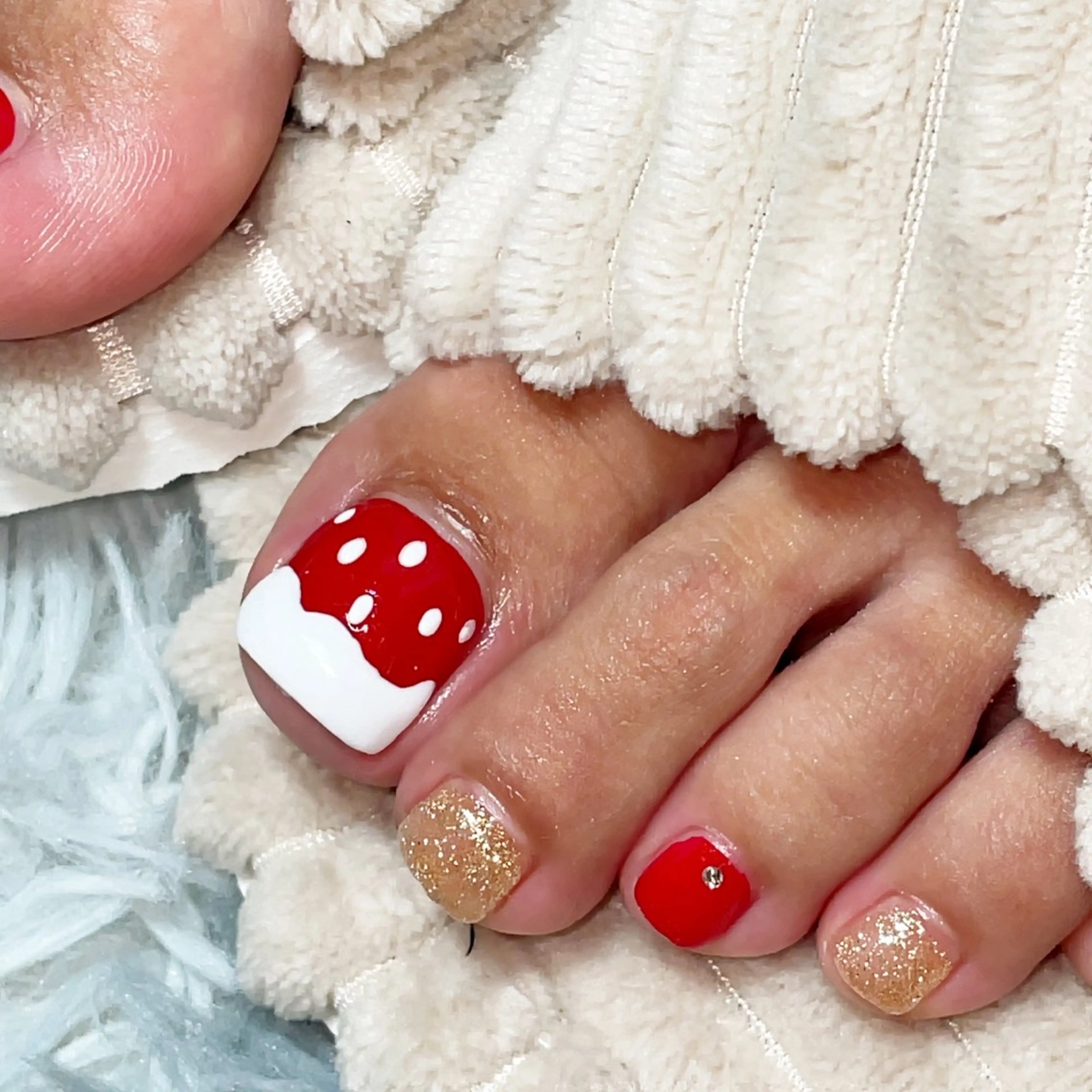 ネイル 持ち込み フットネイル irodori ayaのネイルデザイン