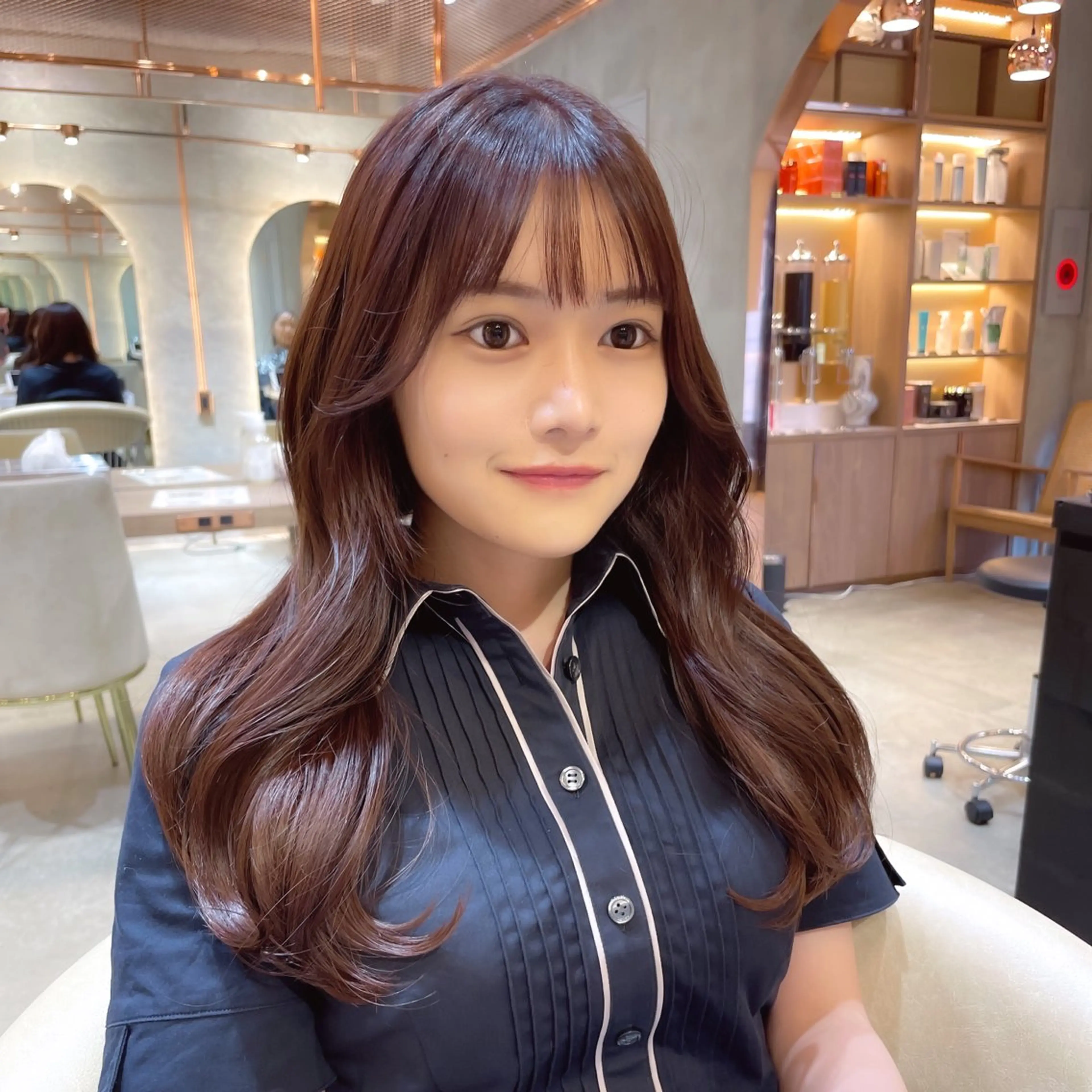 ロング カラー カット ヘアカラー トリートメント レイヤー/韓国ヘア 縮毛矯正🫧鈴木颯のヘアスタイル