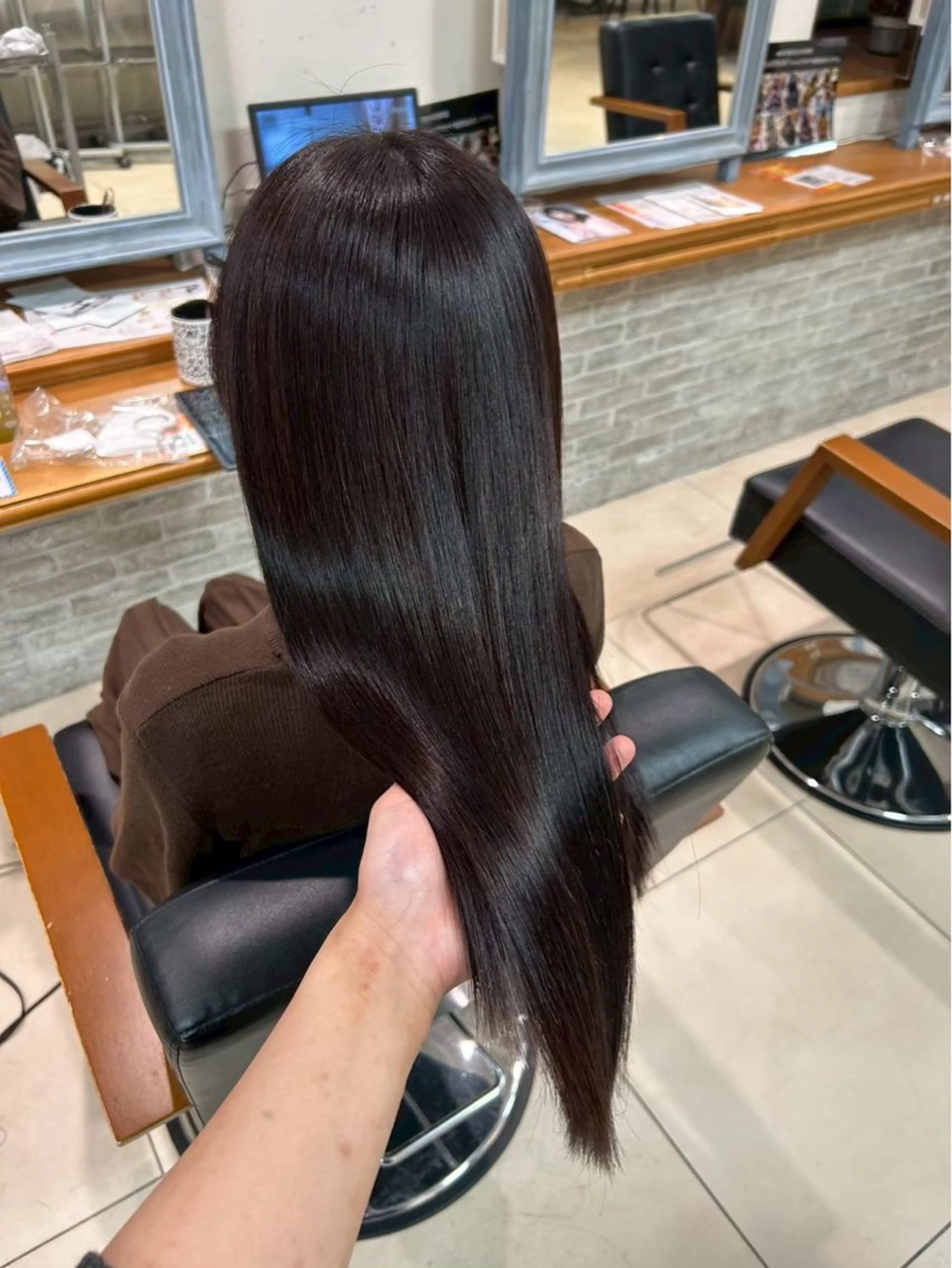 カラー ヘアカラー トリートメント てる🍒レッド🍓 艶カラー/ハイトーンのヘアスタイル