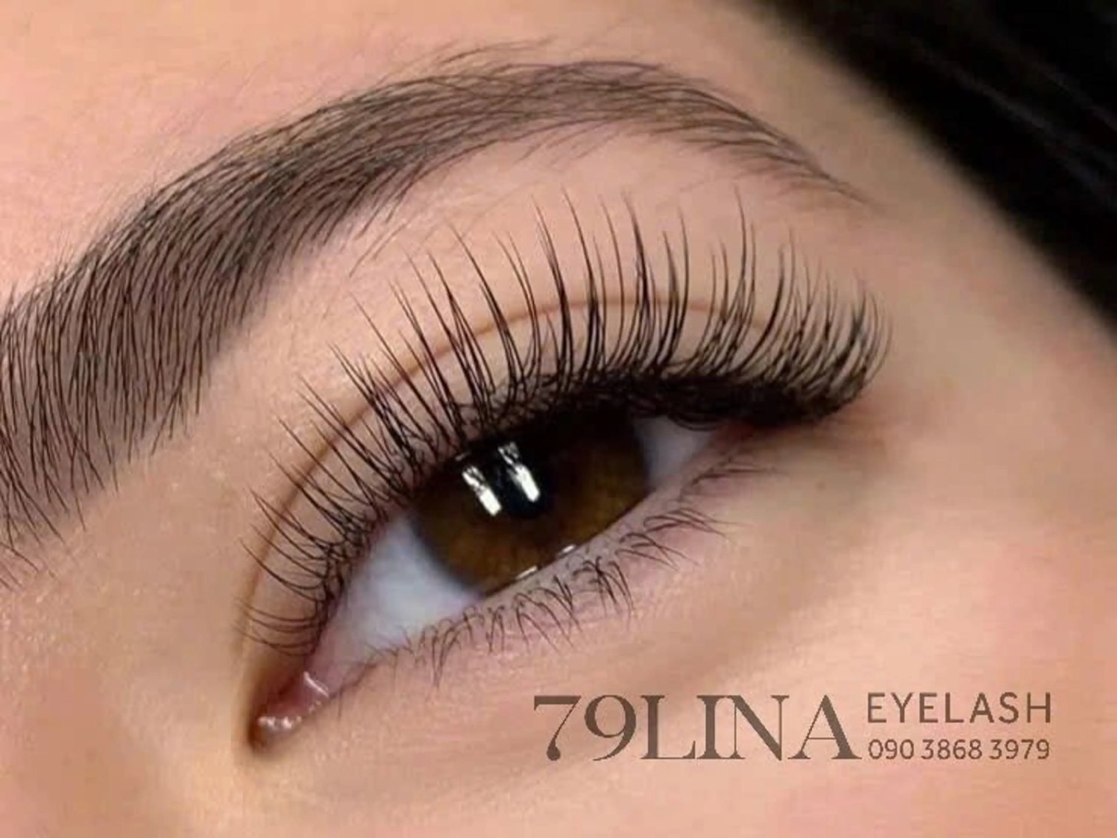 マツエク・マツパ フラットラッシュ マツエク Linanail Nambaのネイルデザイン