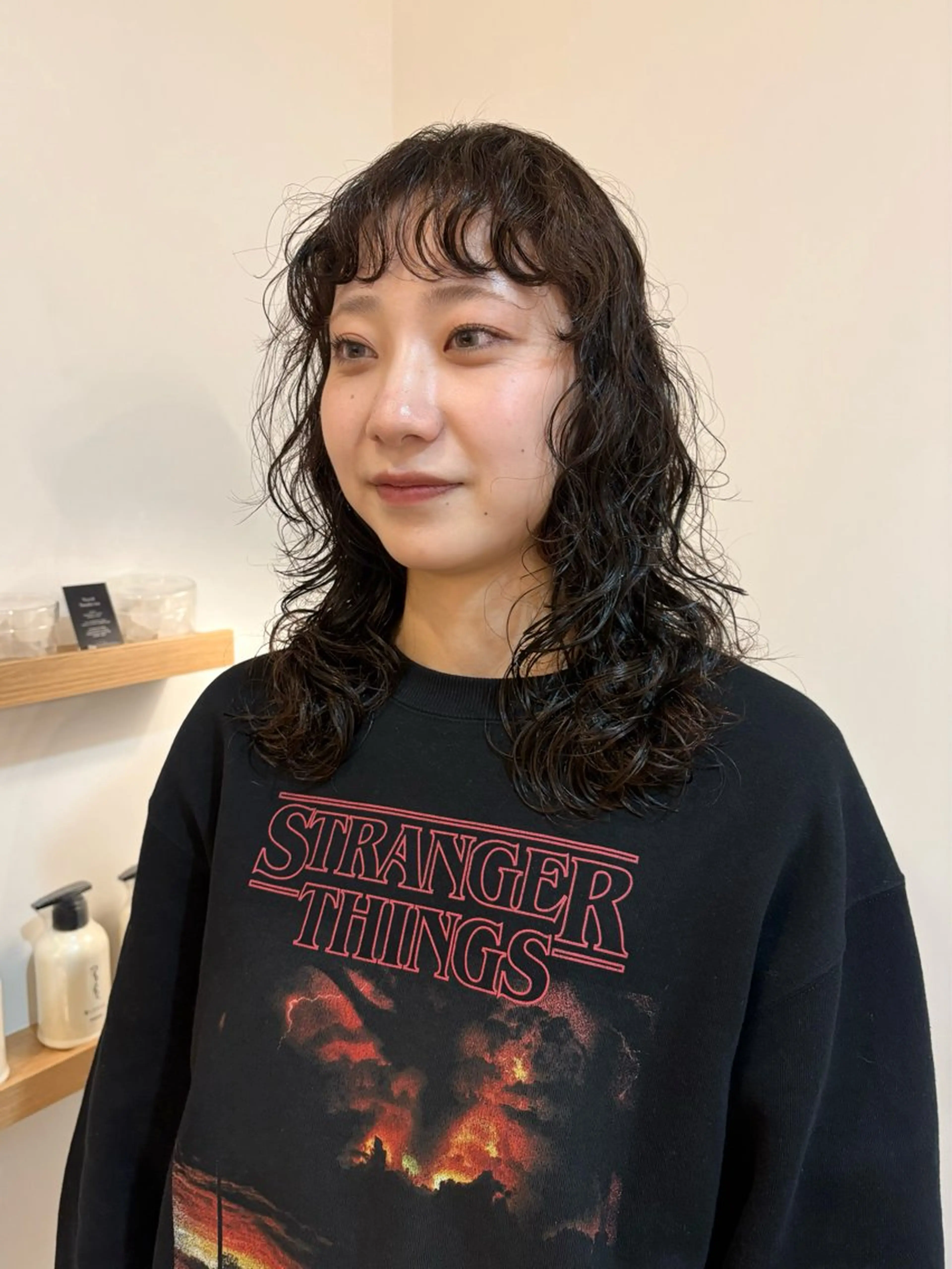 ミディアム カット パーマ トリートメント 似合わせ/ベージュ /レイヤー/りほ🤍のヘアスタイル