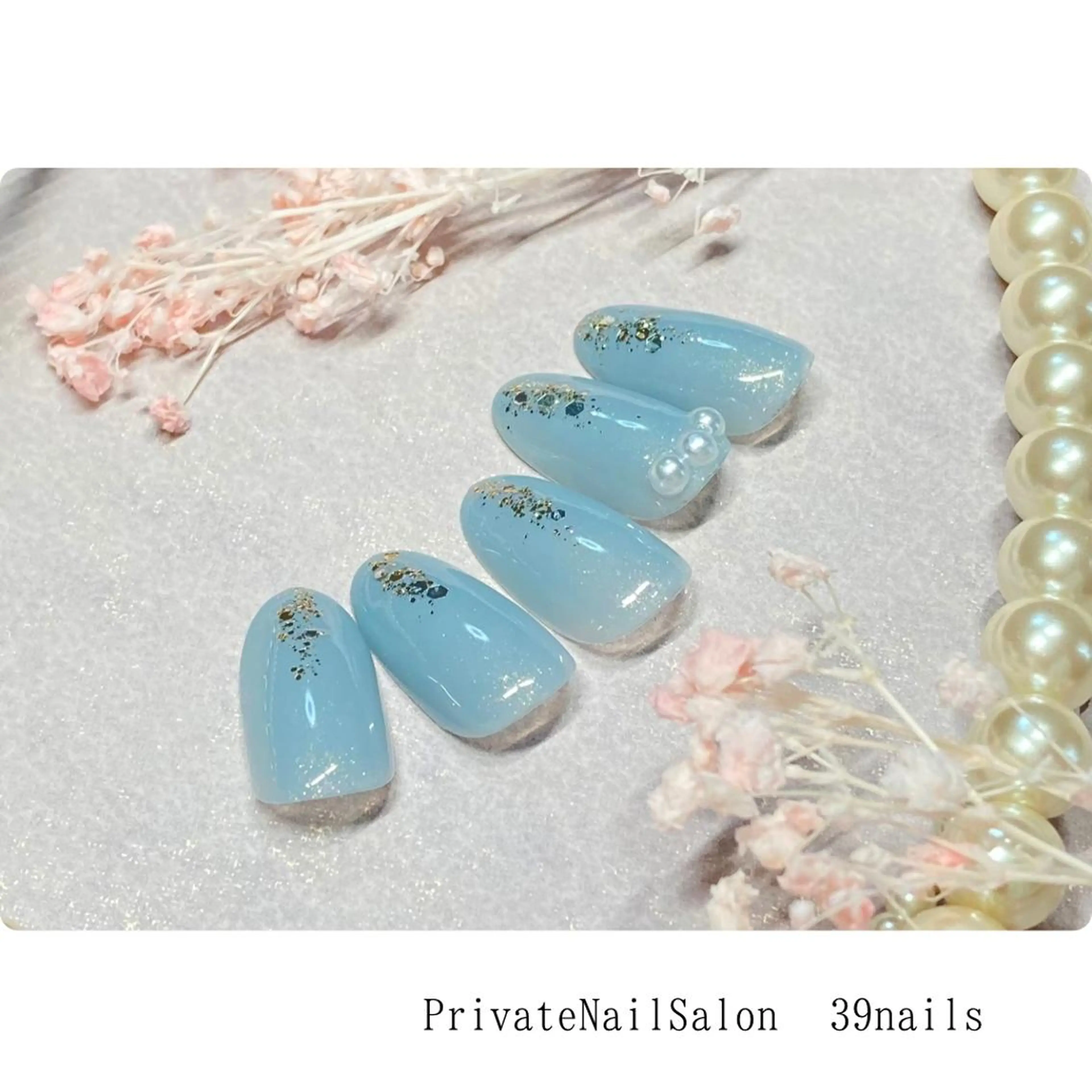 ネイル ニュアンスネイル オフィスネイル シンプルネイル 39-nails EharaMikuのネイルデザイン