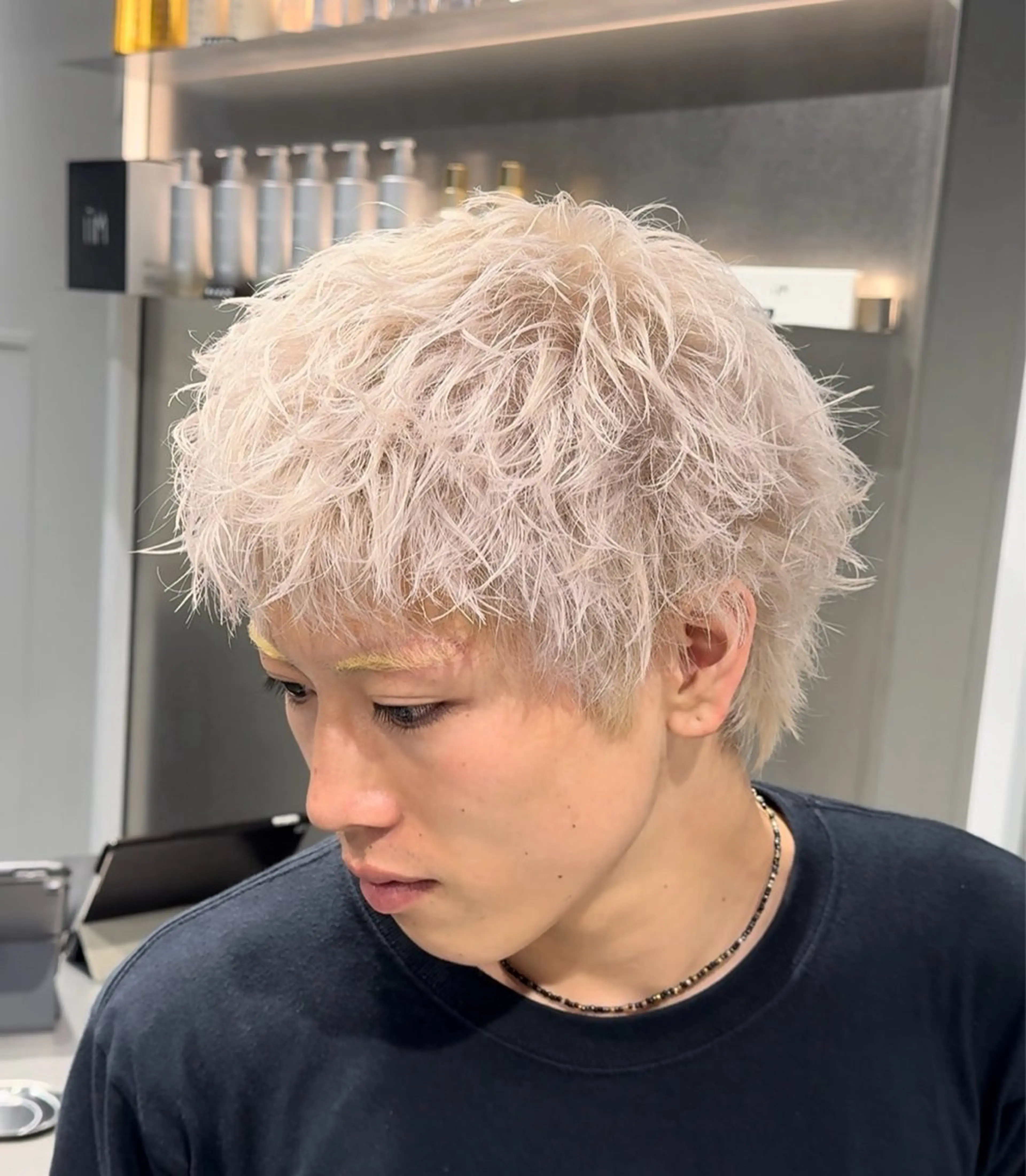 カラー メンズ 佐々木 哲太のヘアスタイル
