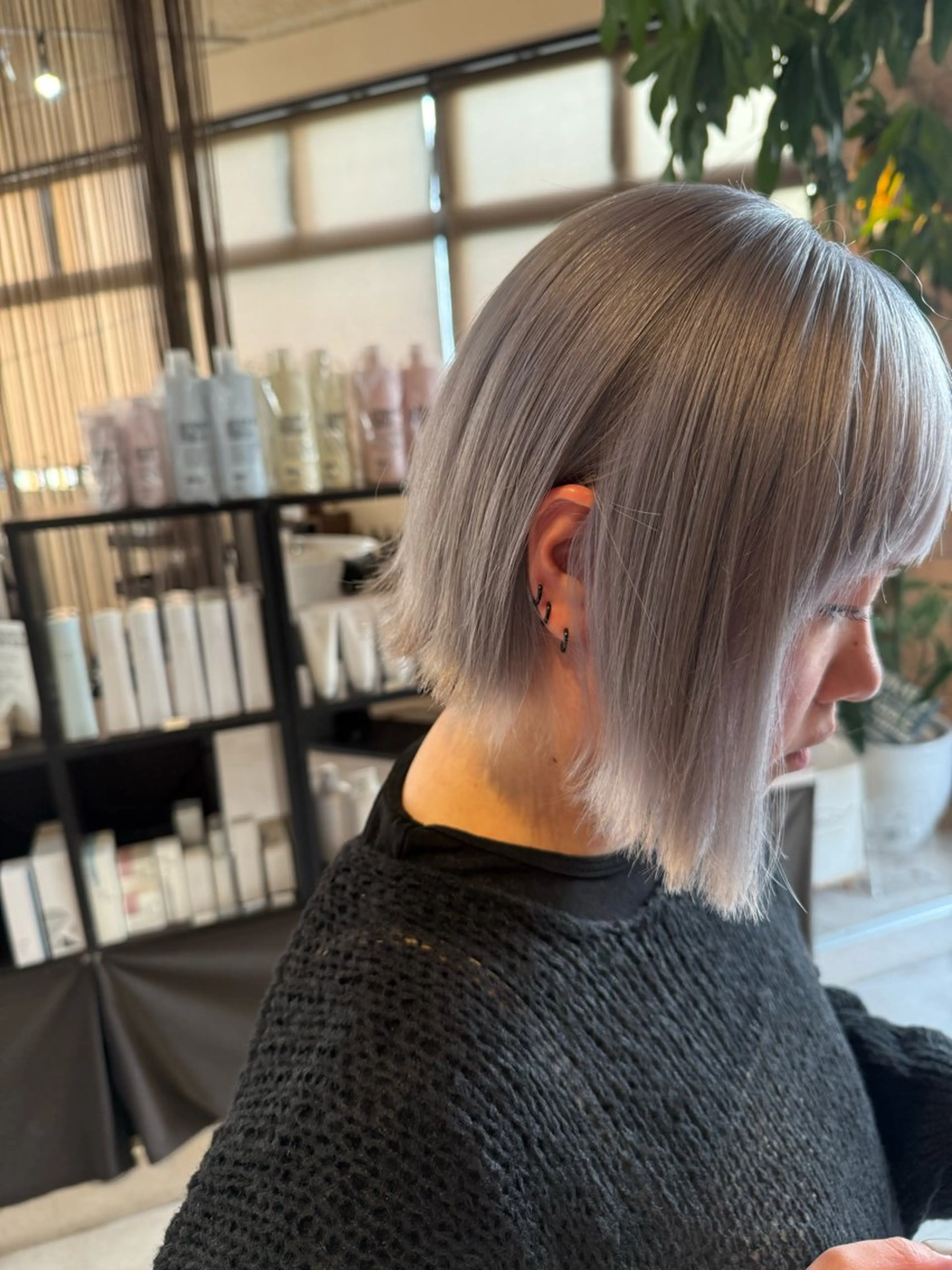 ミディアム カラー ブリーチ ハイトーンカラー ヘアカラー 前田 知輝のヘアスタイル