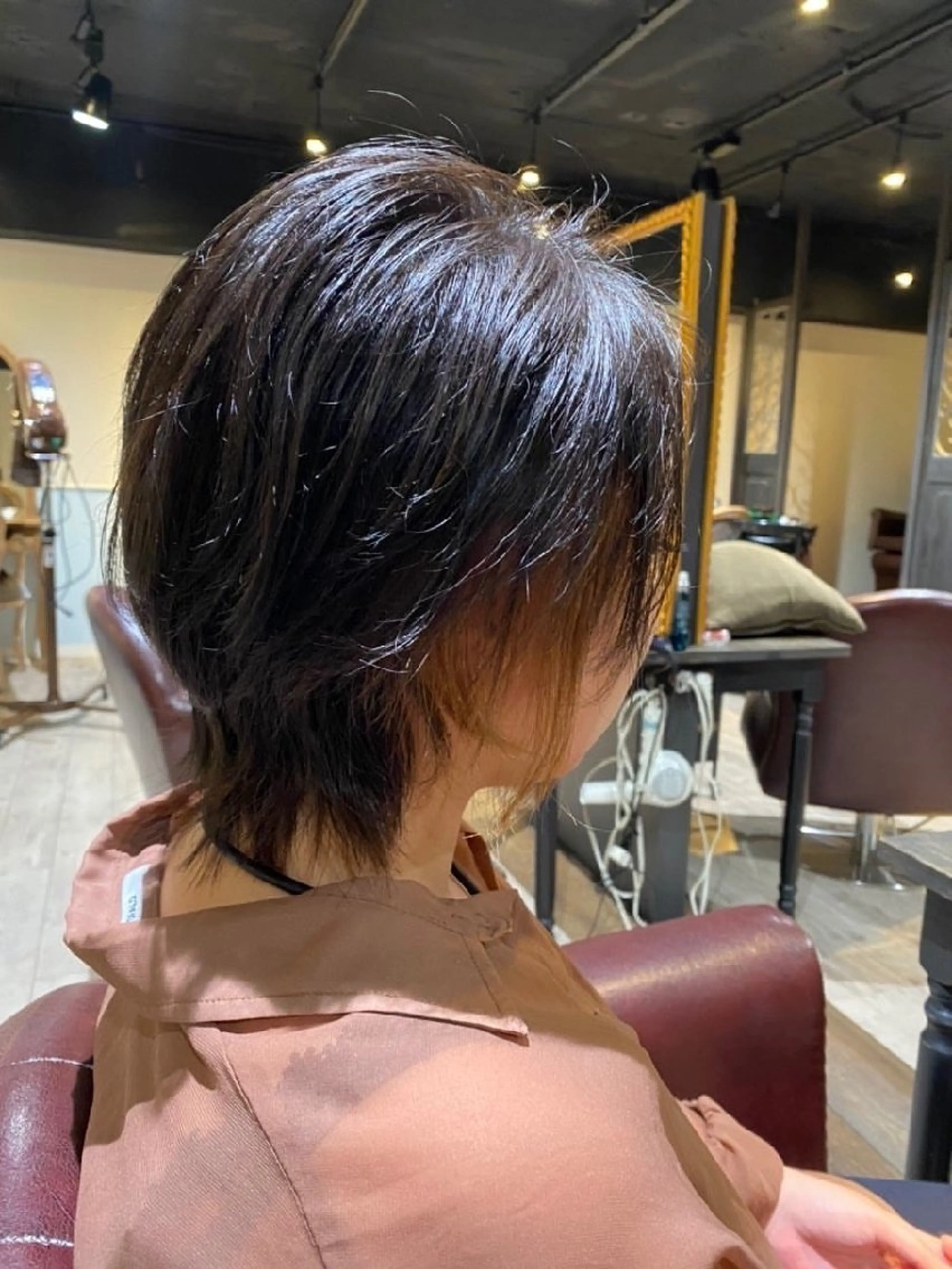 ショート 艶カラー◎矯正⭐髪診 断#天王寺区@山本
のヘアスタイル