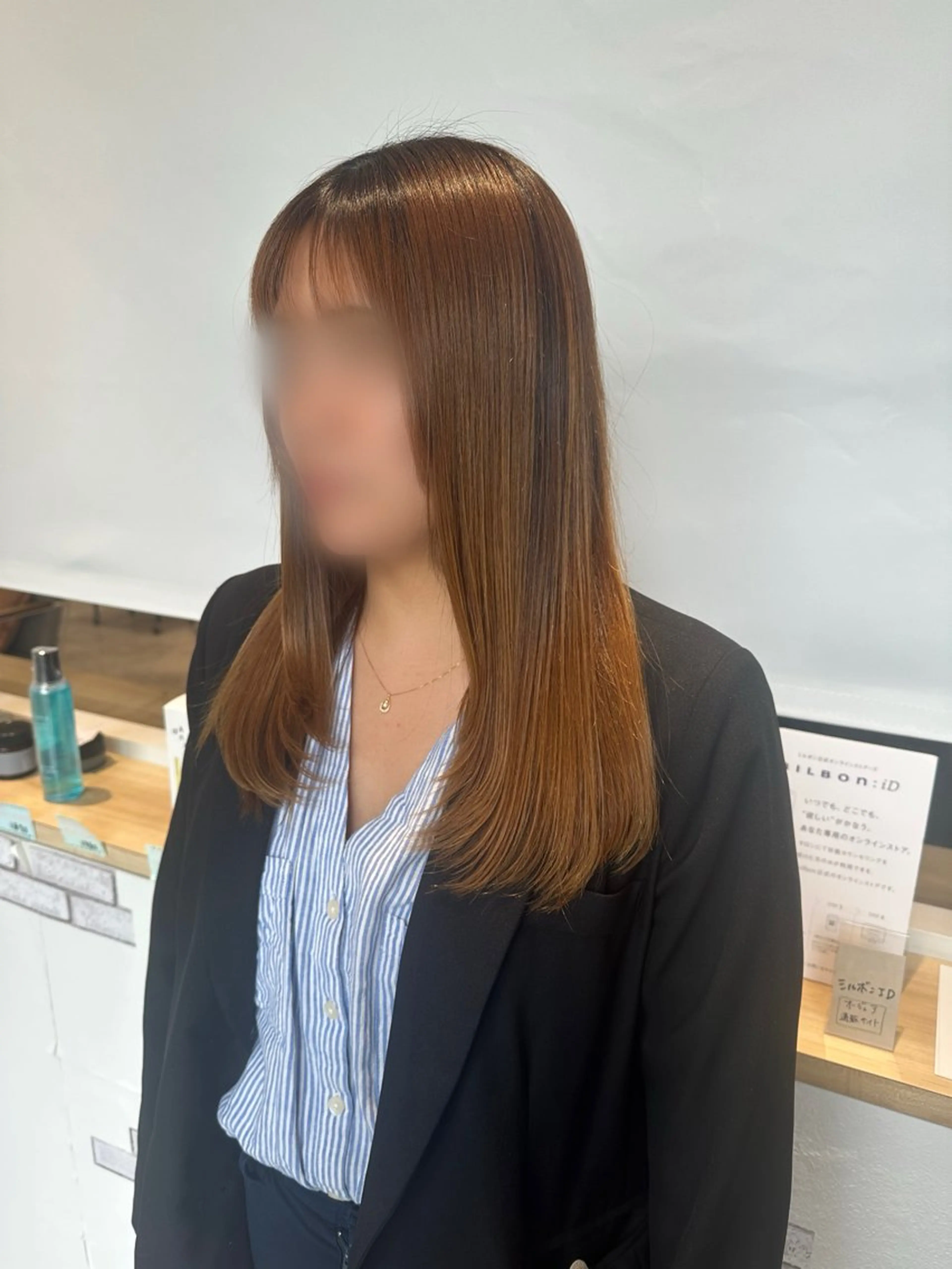 ロング レイヤーカット カット 柴崎 悠乃のヘアスタイル