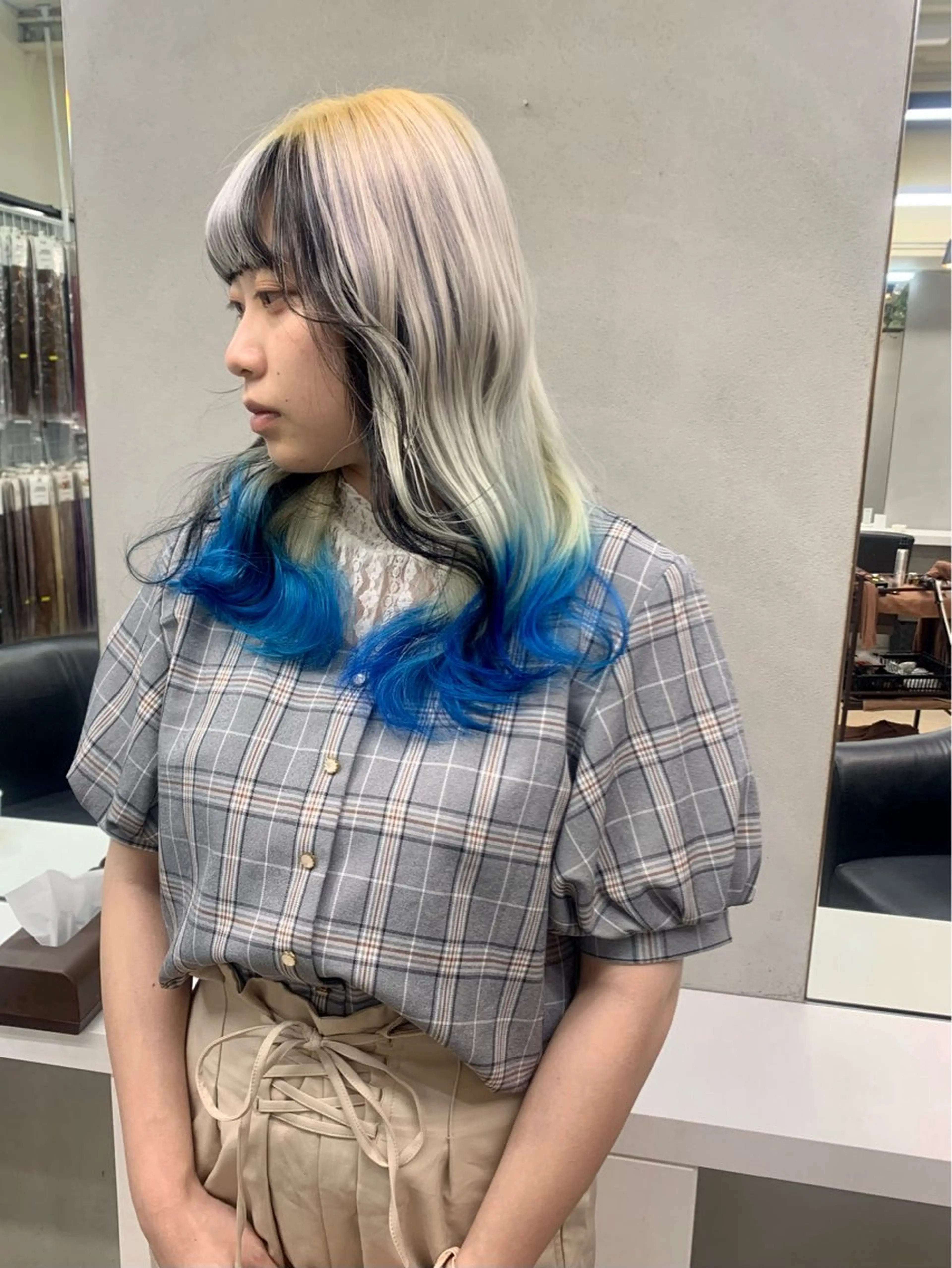 【🚨⚡👘卒業生🎓💐🌸限定🚨⚡】【✂️ブリーチカラー+トリートメント✂️】【デザインOK👌】の写真
