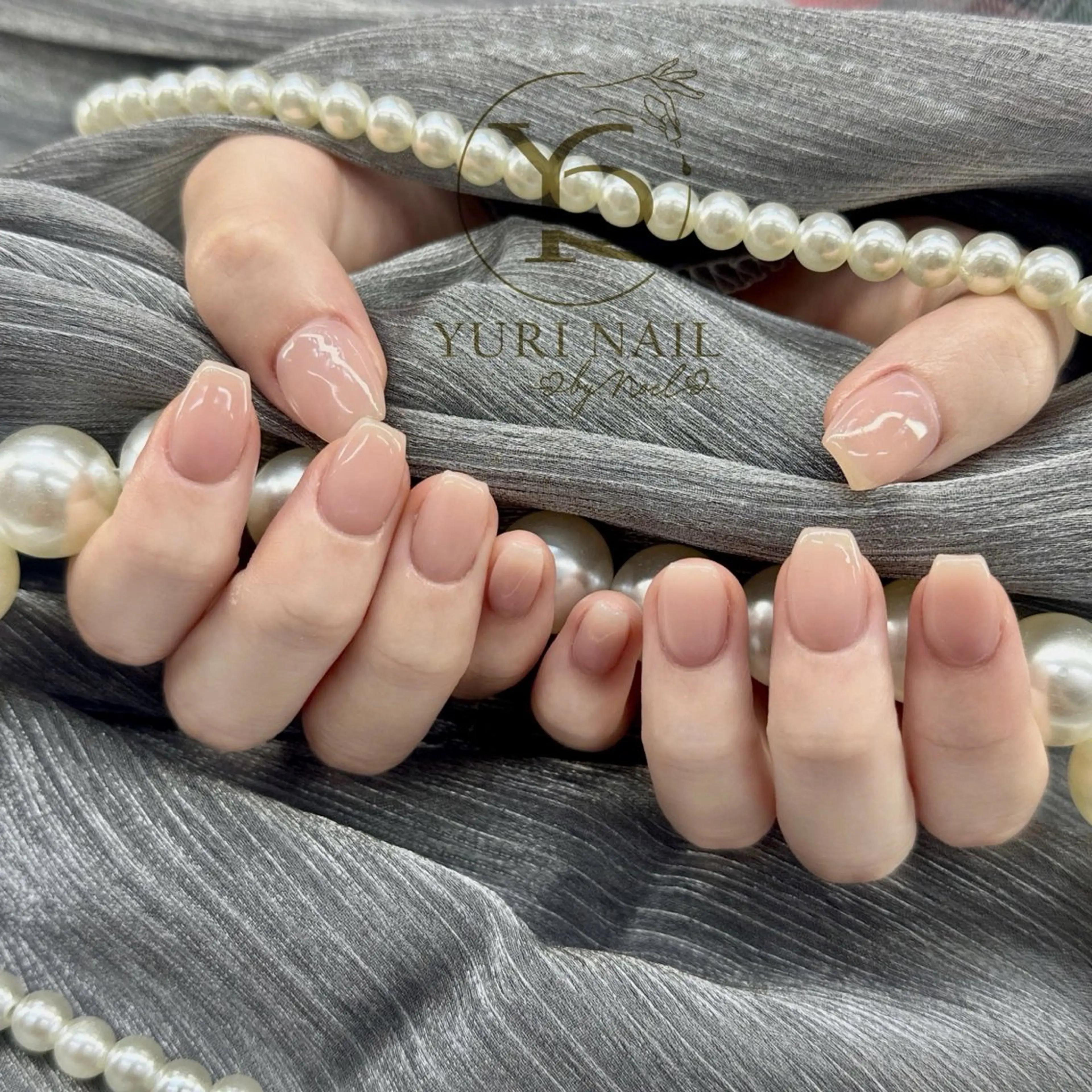 ネイル チークネイル フットネイル フレンチネイル グラデーション キラキラネイル ハンドネイル フットネイル YURI Nail Funabashiのネイルデザイン