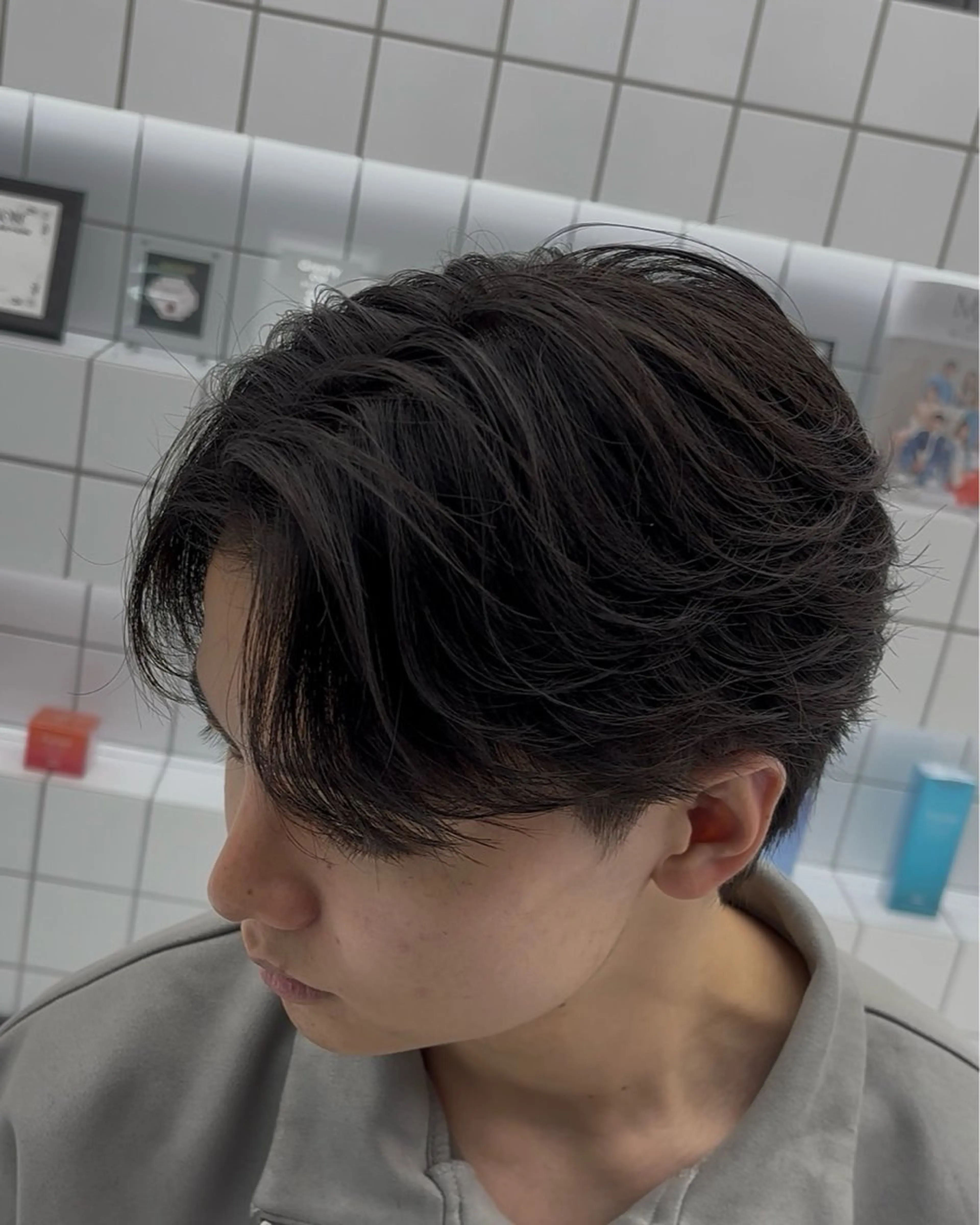 パーマ メンズ メンズパーマ カット パーマ 高崎 堅心のヘアスタイル