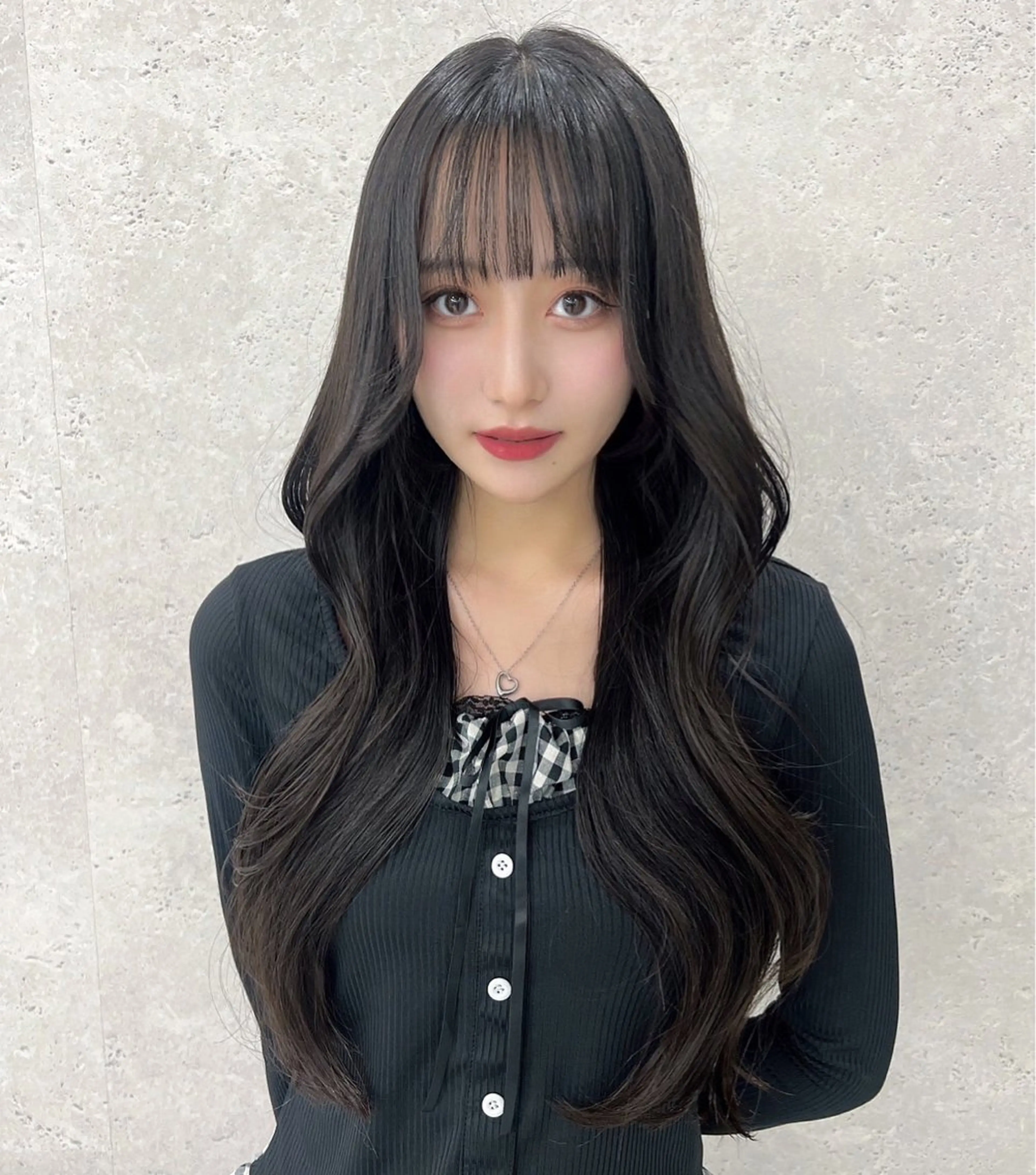 ロング カット トリートメント RIKO👼🏻💓 韓国ガーリーのヘアスタイル