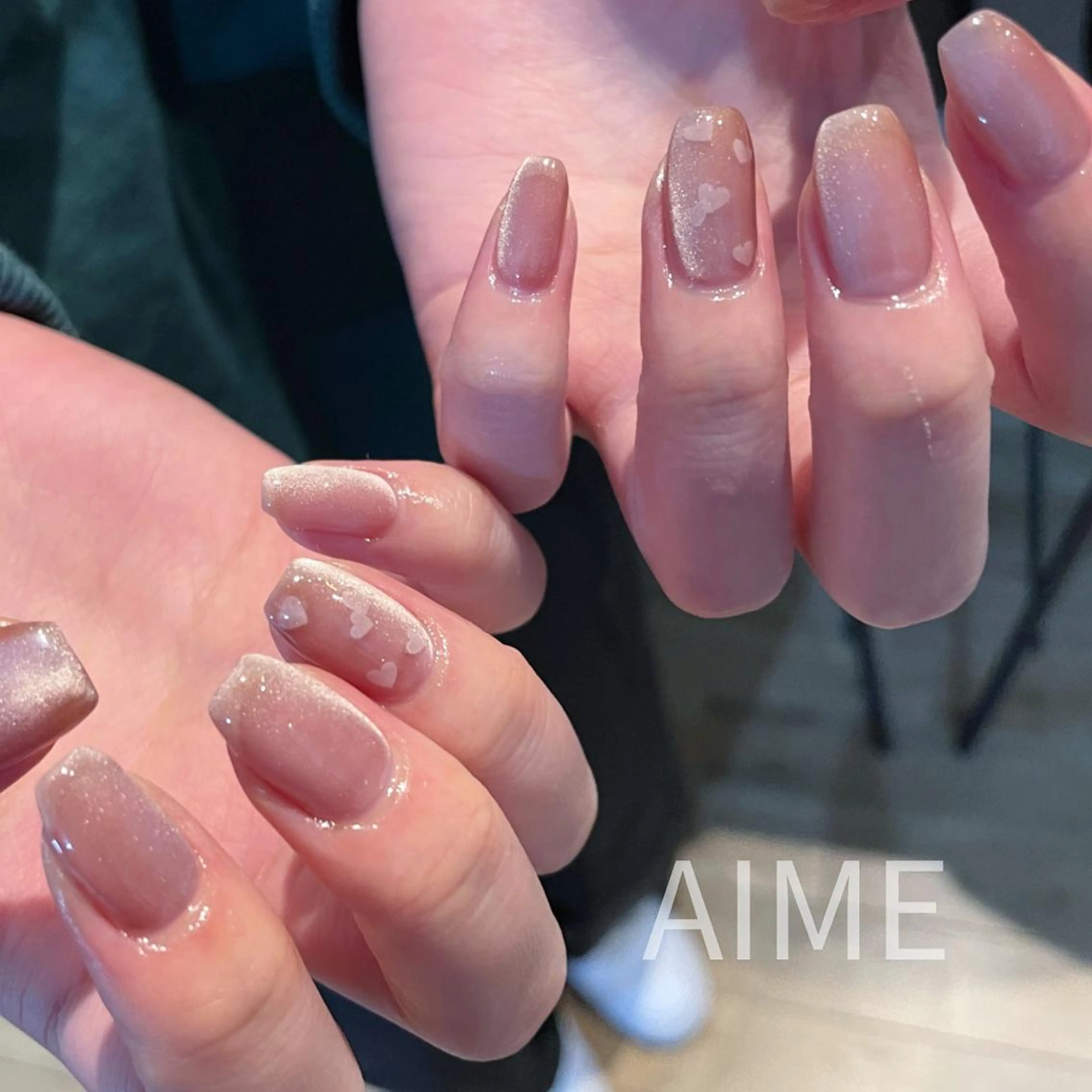 ネイル マグネットネイル ハンドネイル AIME （momo）のネイルデザイン