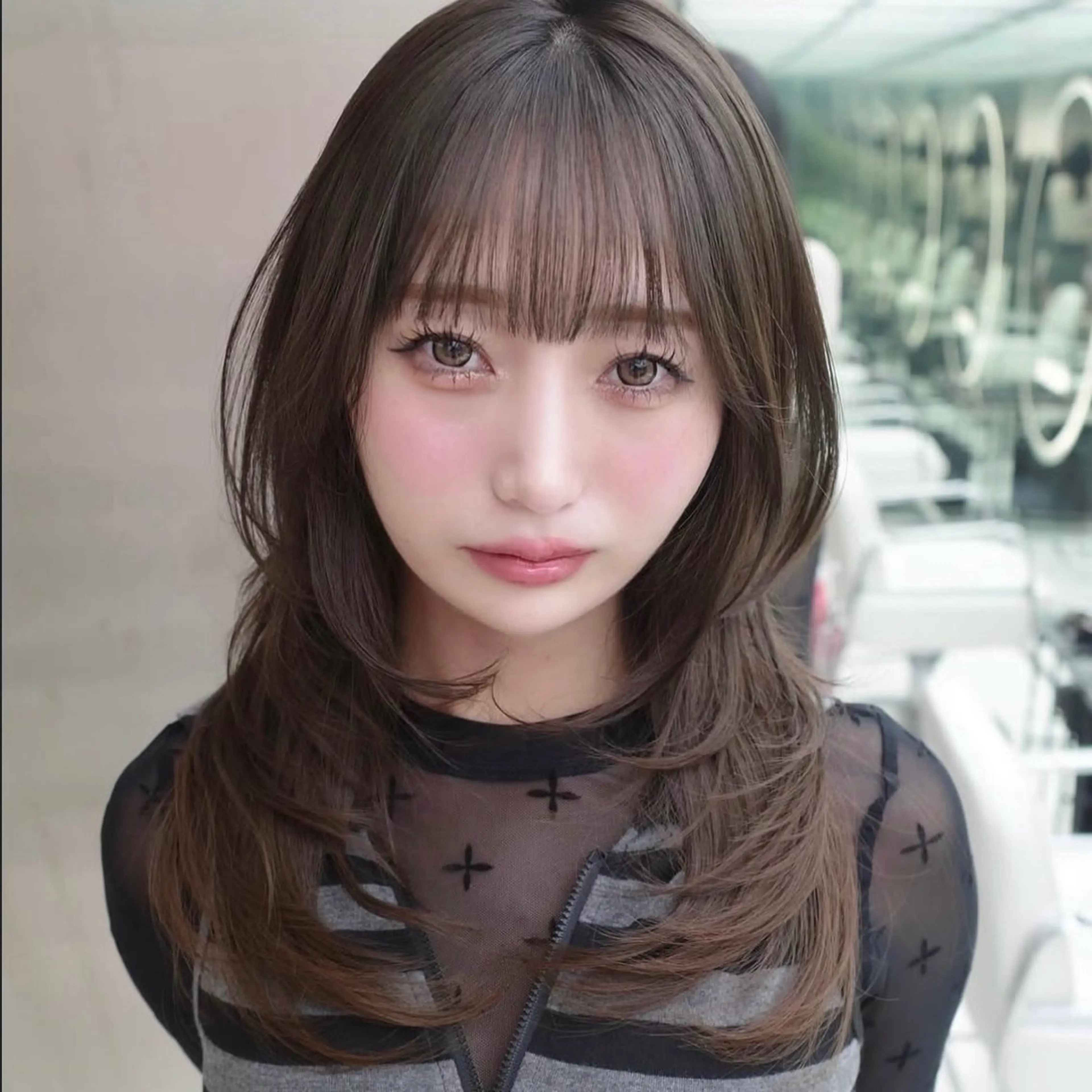 【💕盛れる韓国ヘア💕】ハイレイヤー＋赤み消しカラー¥7,700（通常¥11,000）の写真