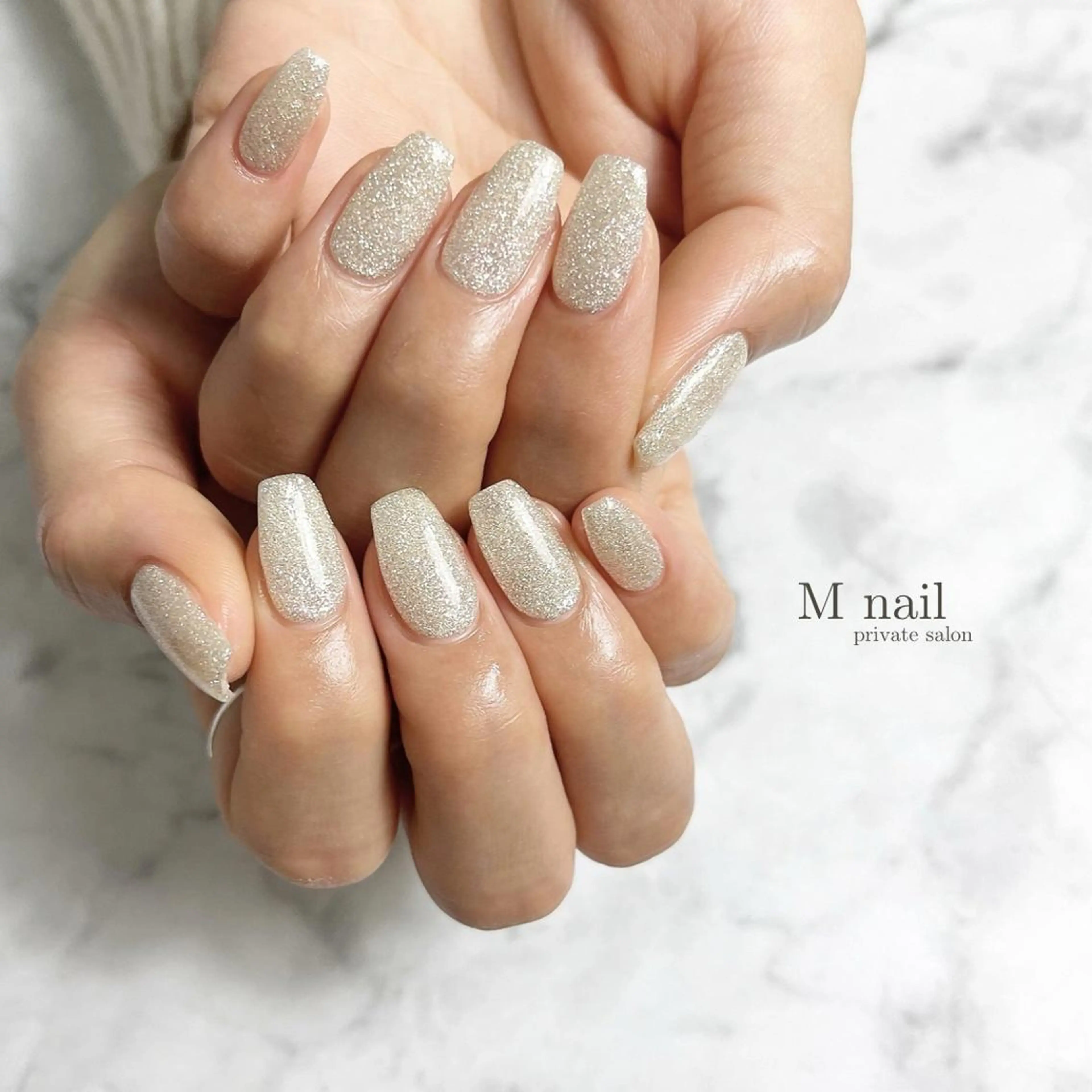 ネイル 長さ出し ハンドネイル M nailのネイルデザイン