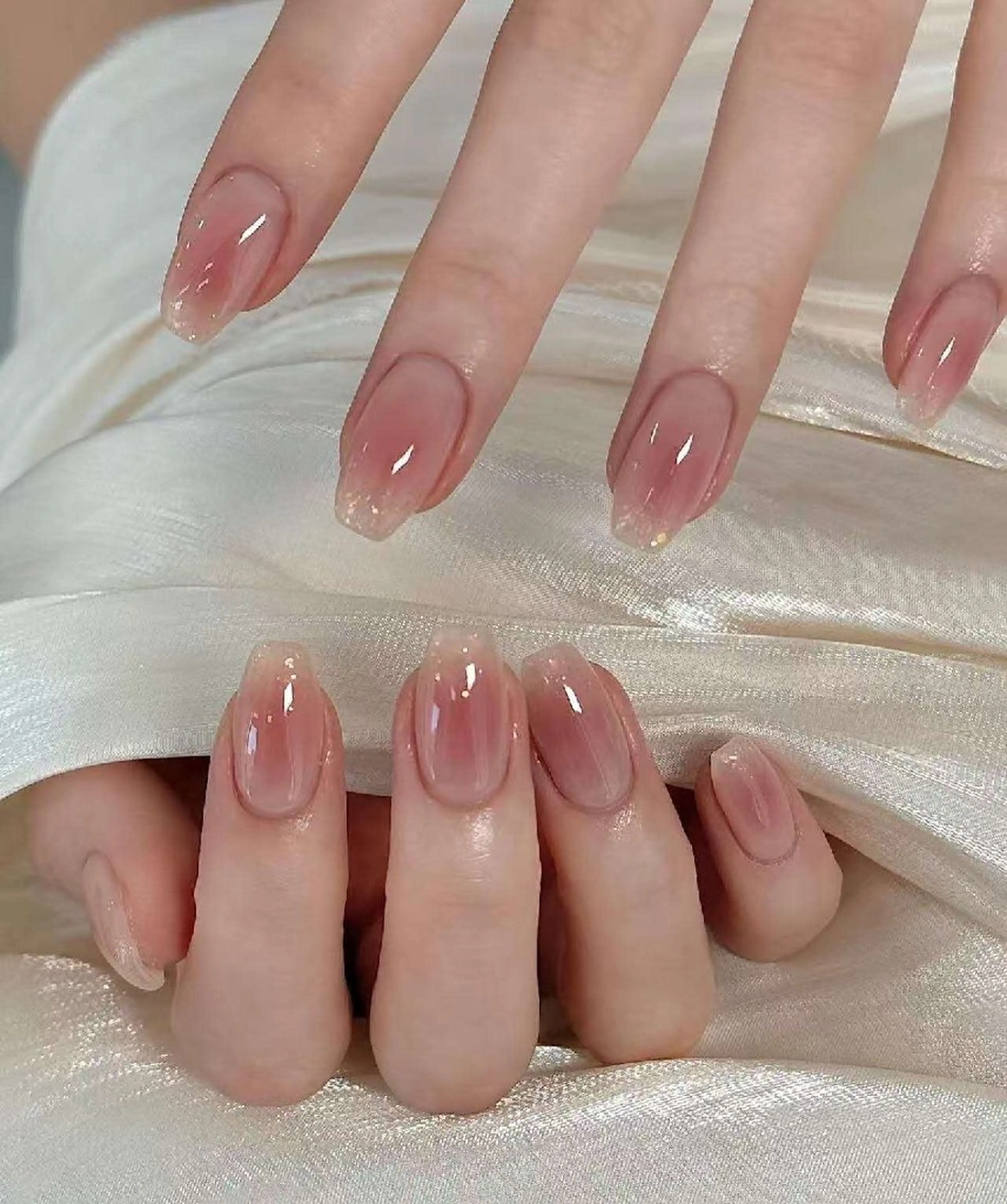 ネイル オーロラネイル フラワーネイル フットネイル フレンチネイル ジェルネイル ハンドネイル Oomiya 服部のネイルデザイン