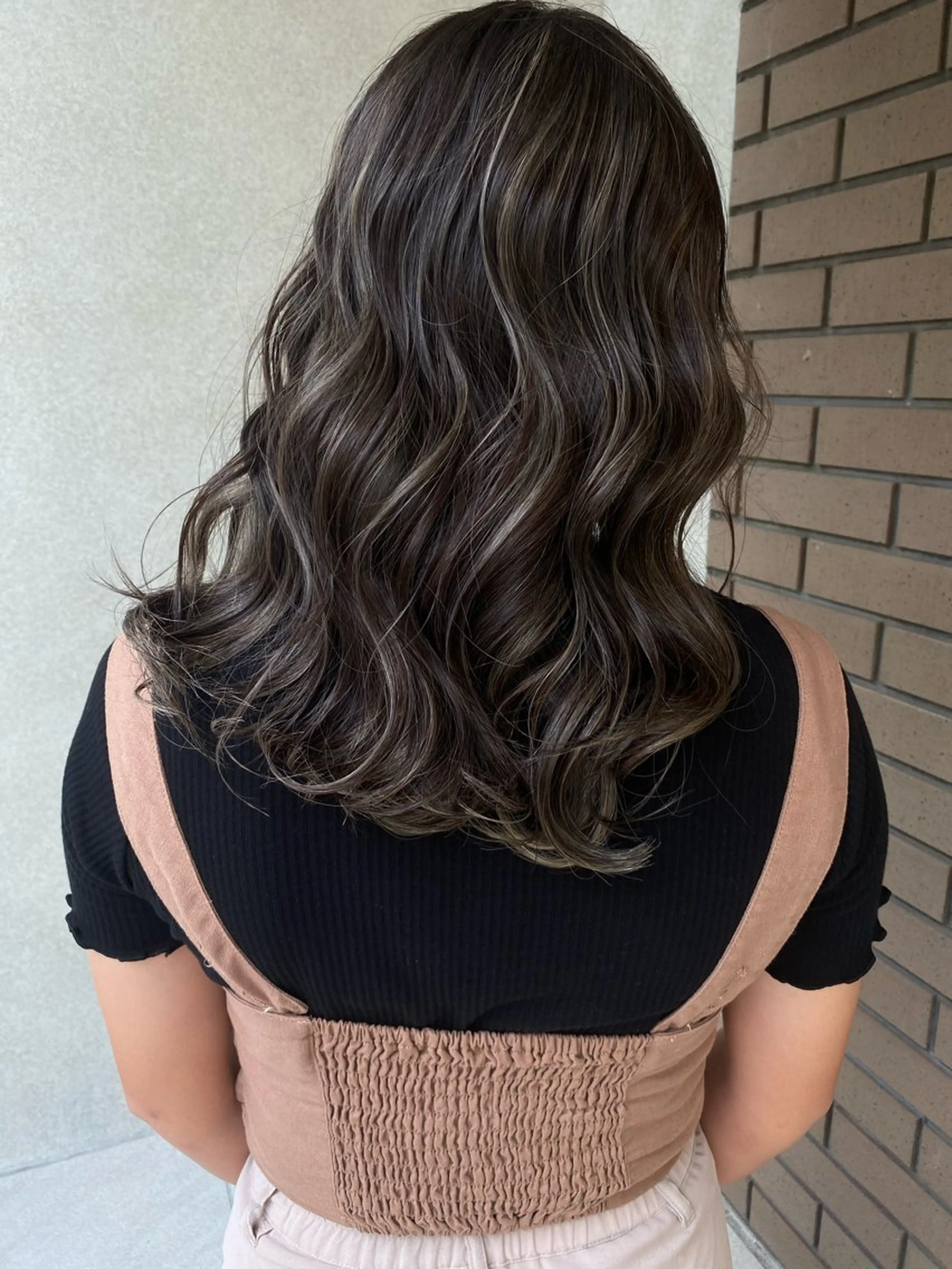 セミロング カラー 年齢悩みを全て解消/ 白髪と癖毛　松本雄光のヘアスタイル