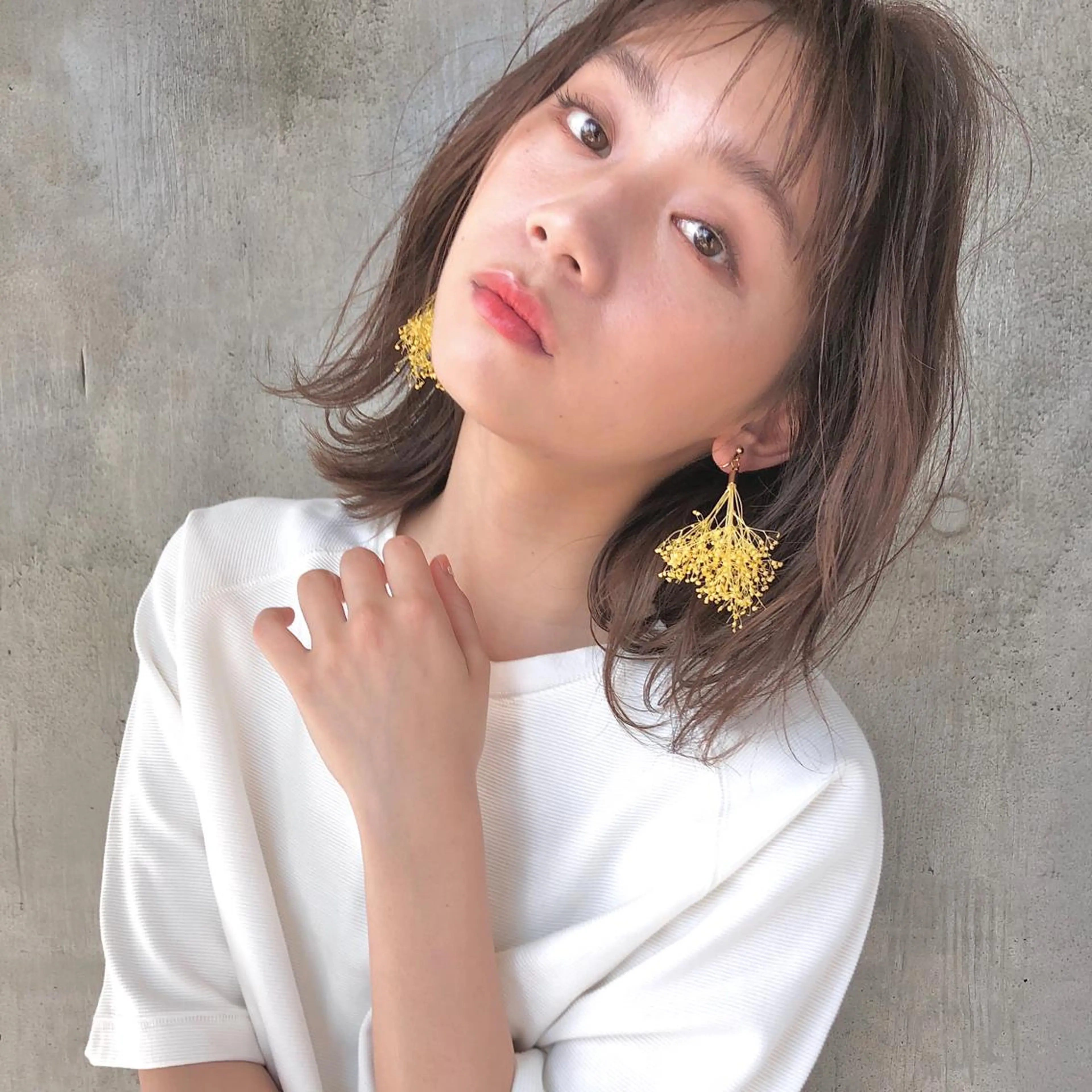 ミディアム カラー ヘアアレンジ カット ヘアカラー トリートメント ヘッドスパ 【ダメージレス施術】 【透明感】北村 拓也のヘアスタイル