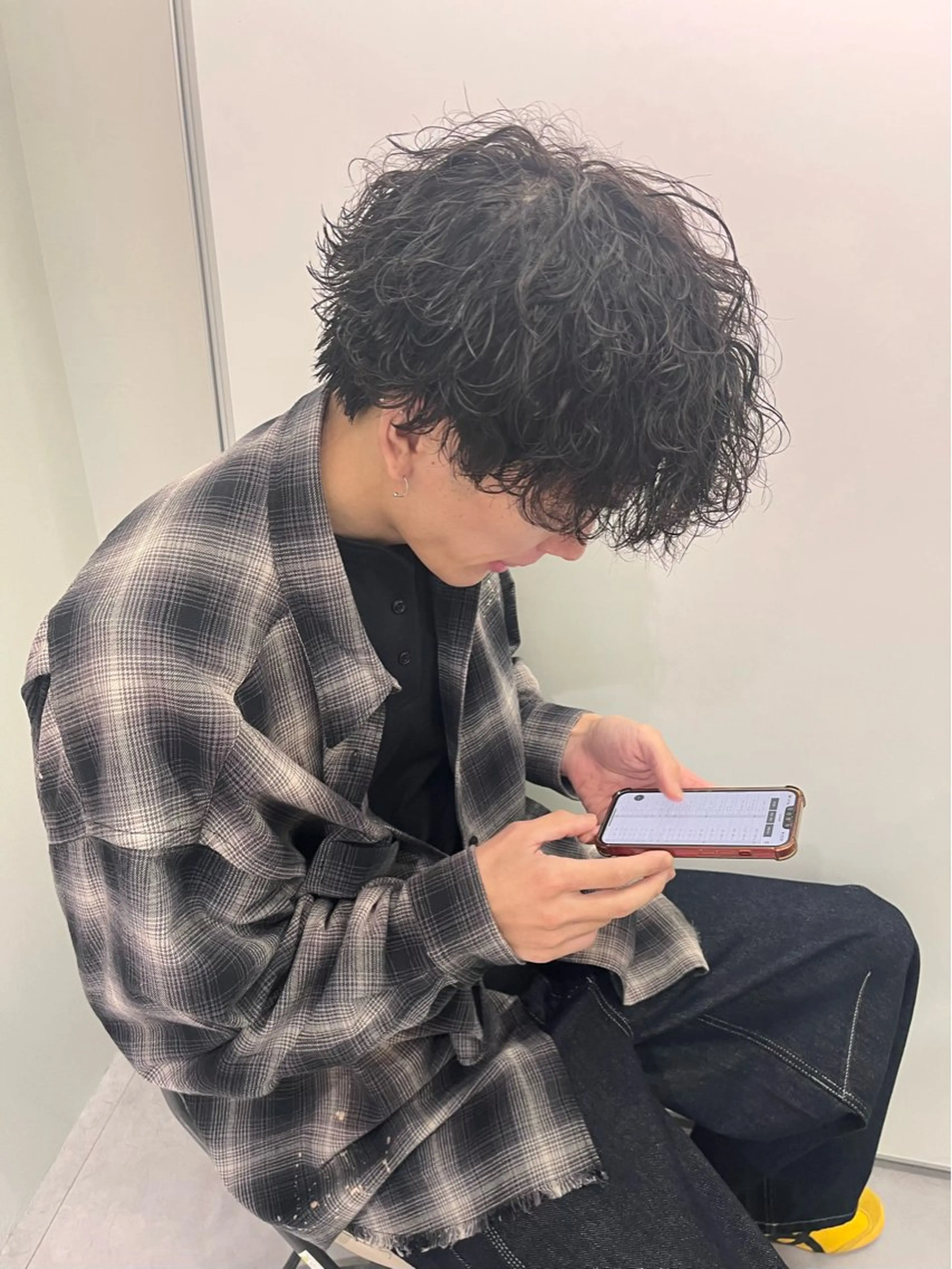 ショート パーマ メンズ メンズパーマ 波巻きパーマ カット パーマ トリートメント 【メンズ特化】 メンズパーマ/雄斗のヘアスタイル