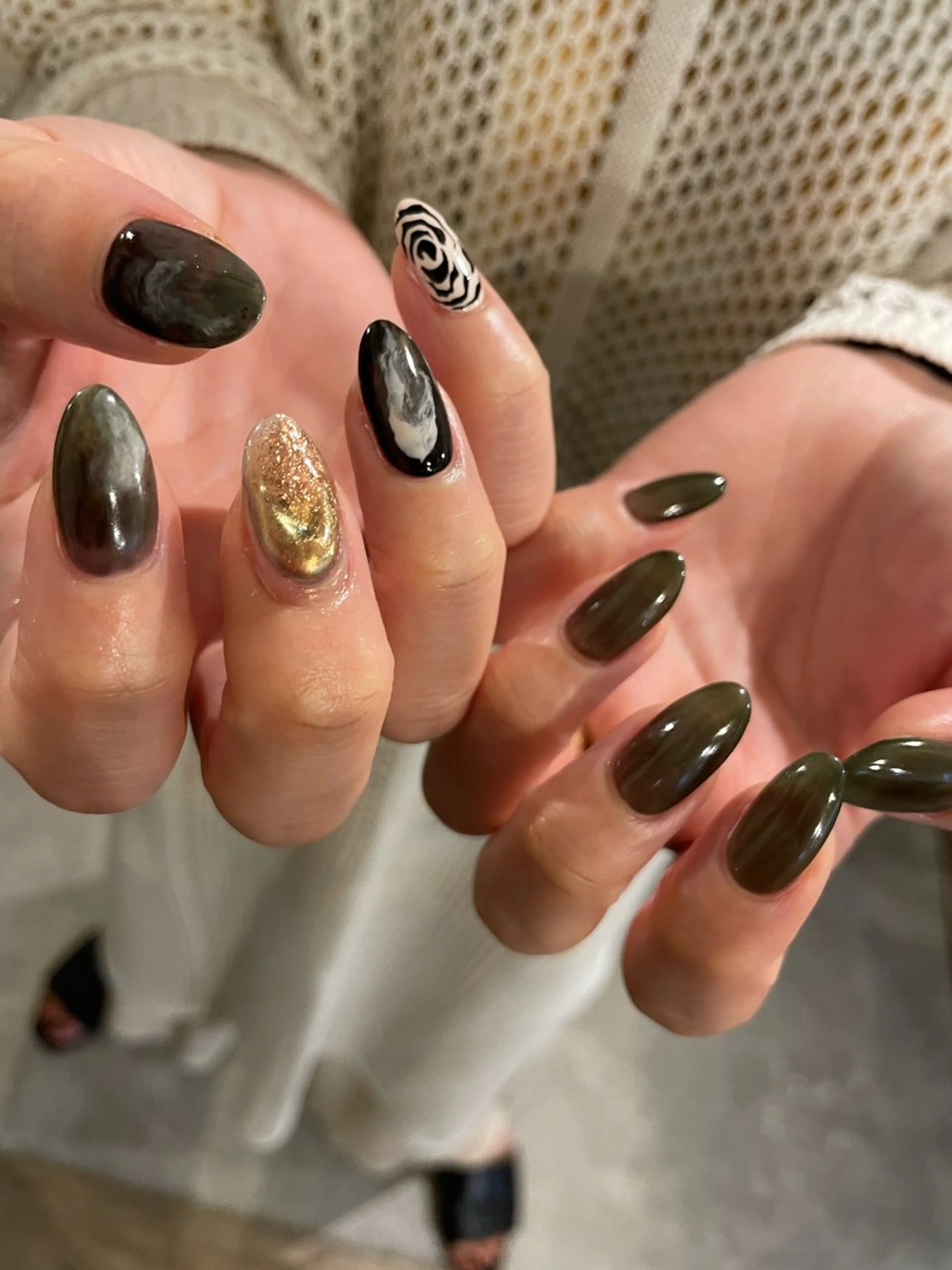 ネイル ハンドネイル フットネイル 🌕akuri🌖 渋谷/nuanceのネイルデザイン