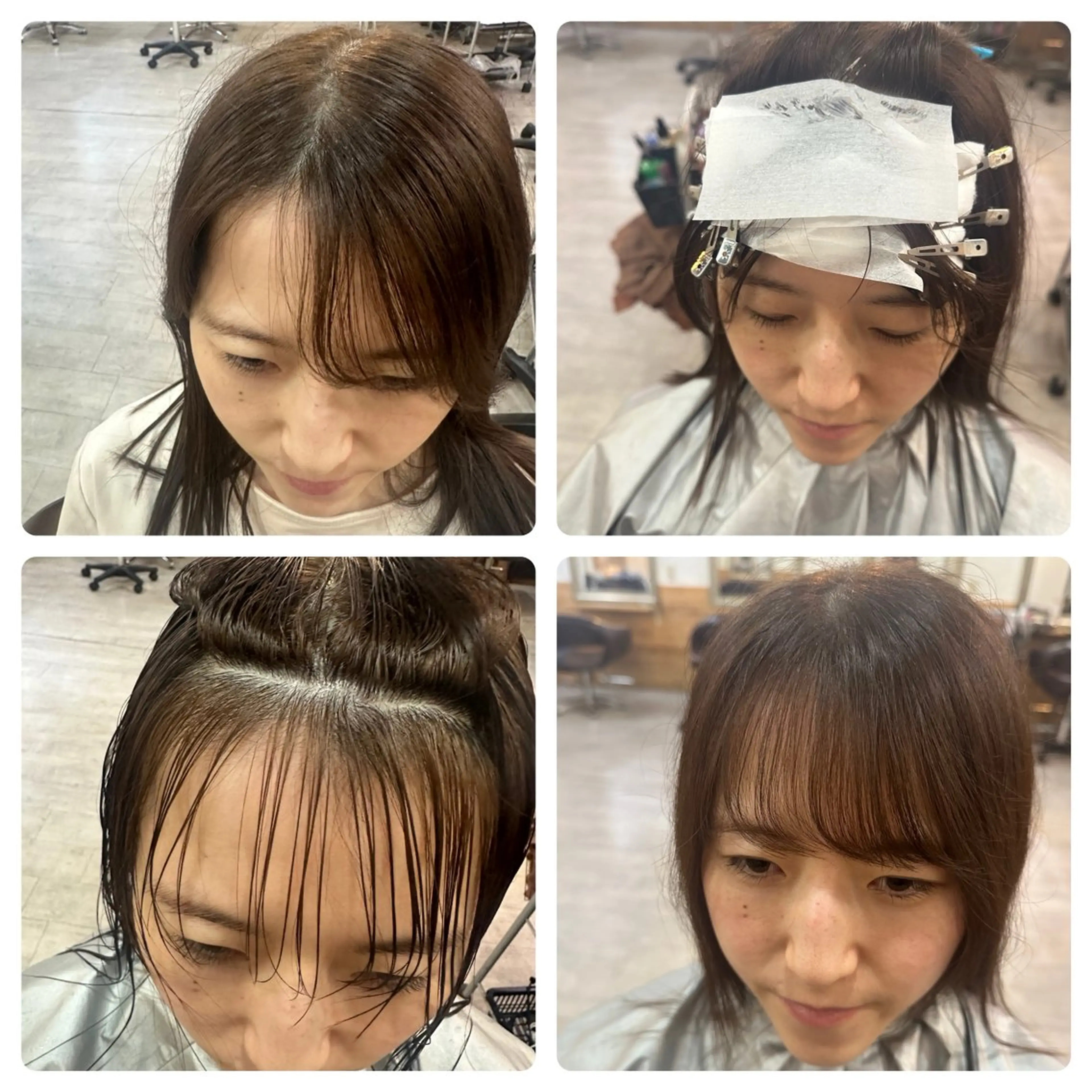 SNSで話題沸騰中⭐️前髪の割れクセを馴染ませる前髪クロスパーマ🧒カット＆前髪クロスパーマ＆トリートメント💫の写真