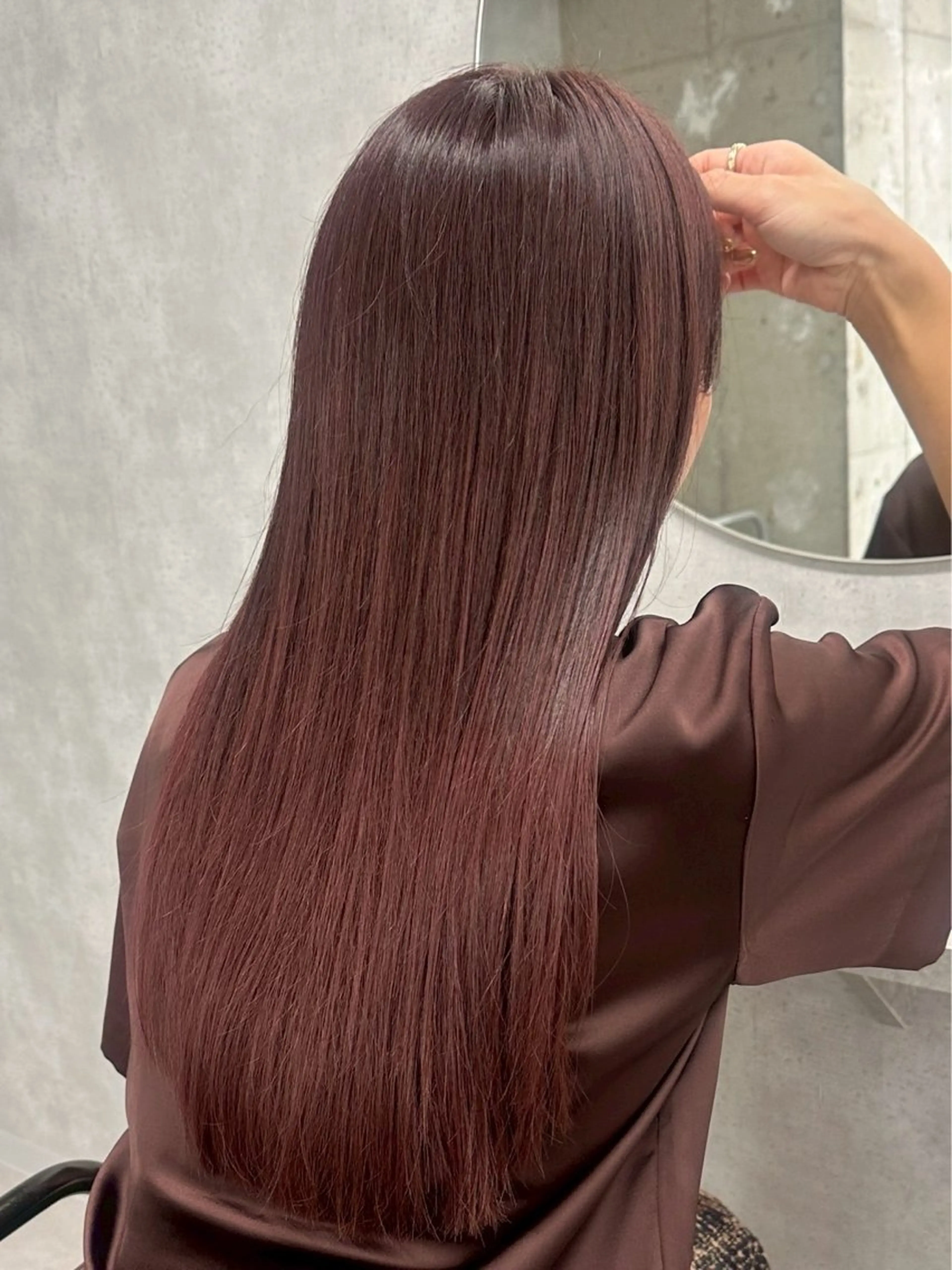 カラー Hikaru艶カラー /メンズカットのヘアスタイル