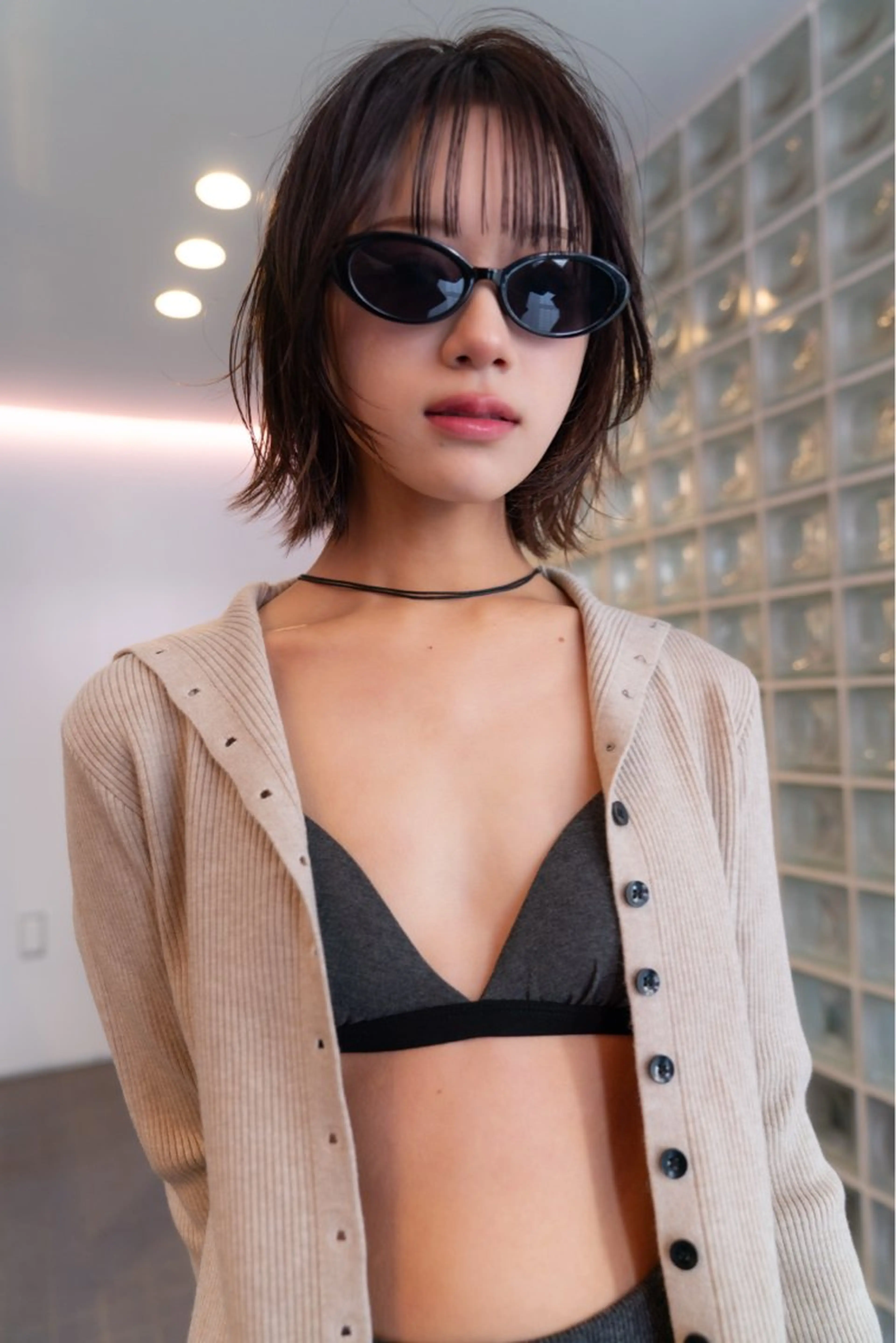 カラー 富田 朝陽のヘアスタイル