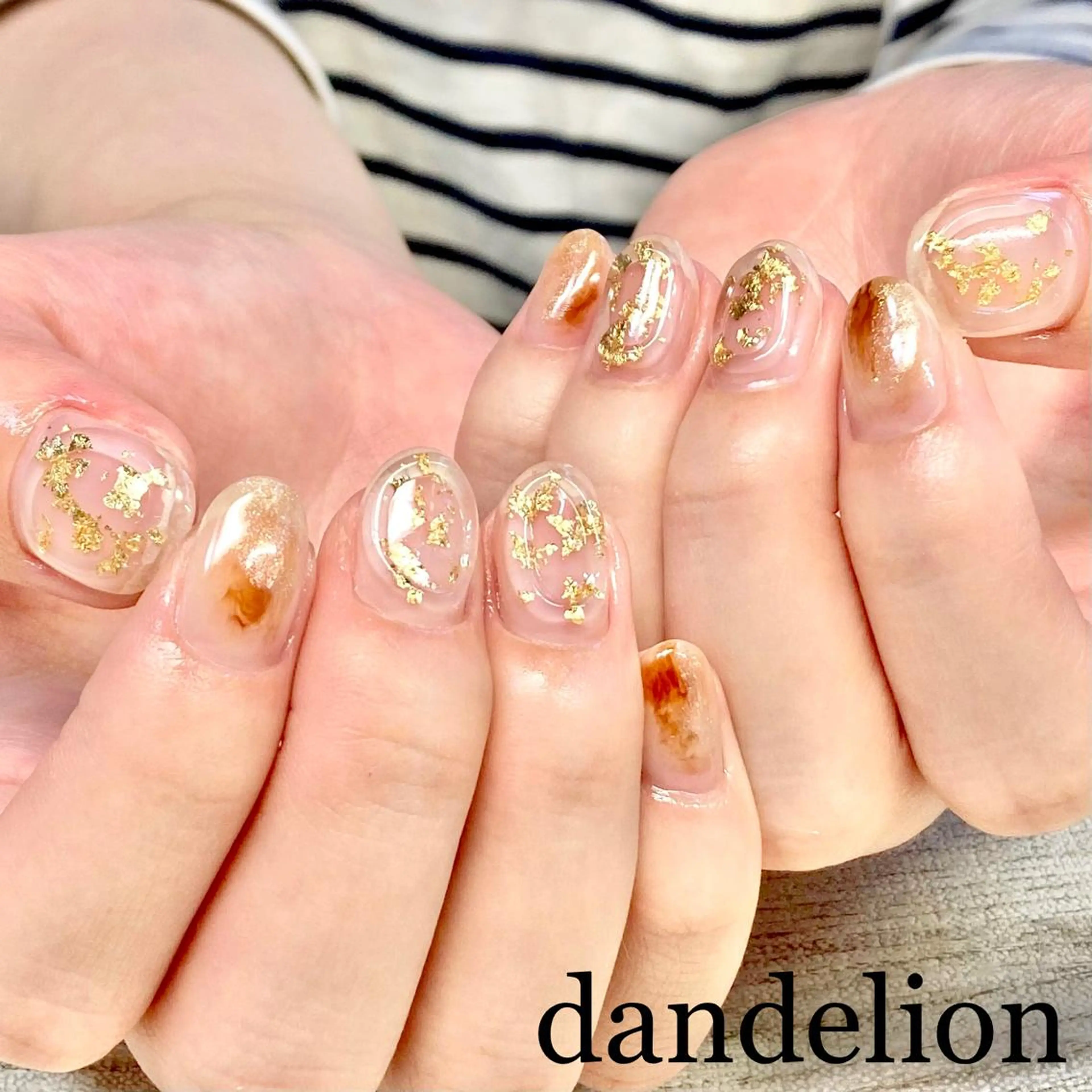 ネイル ハンドネイル ハンドケア dandelion ダンデライオンのネイルデザイン