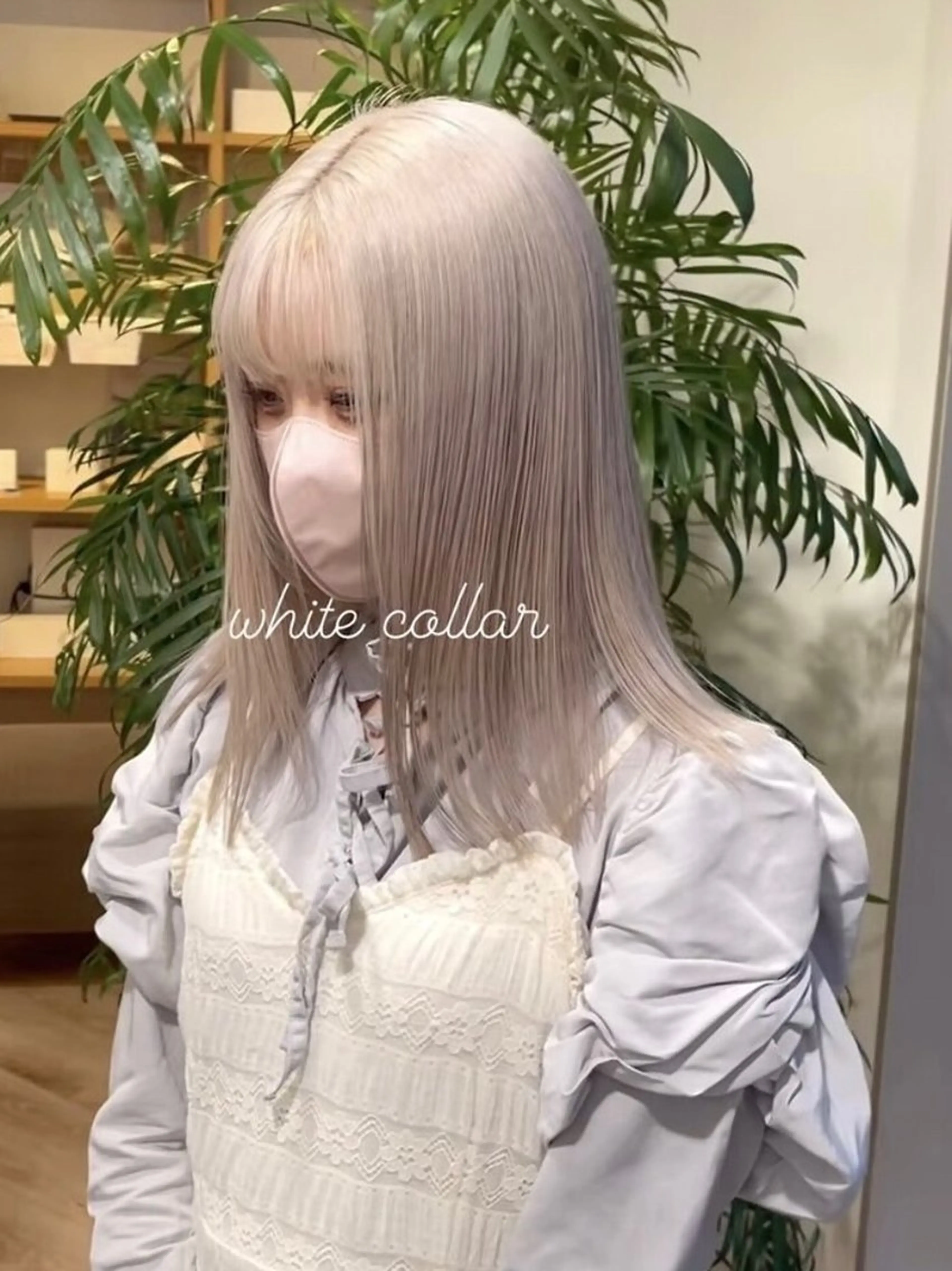 セミロング カラー パーマ ヘアアレンジ 江坂エリア最安値◎ ブリーチ*土田のヘアスタイル