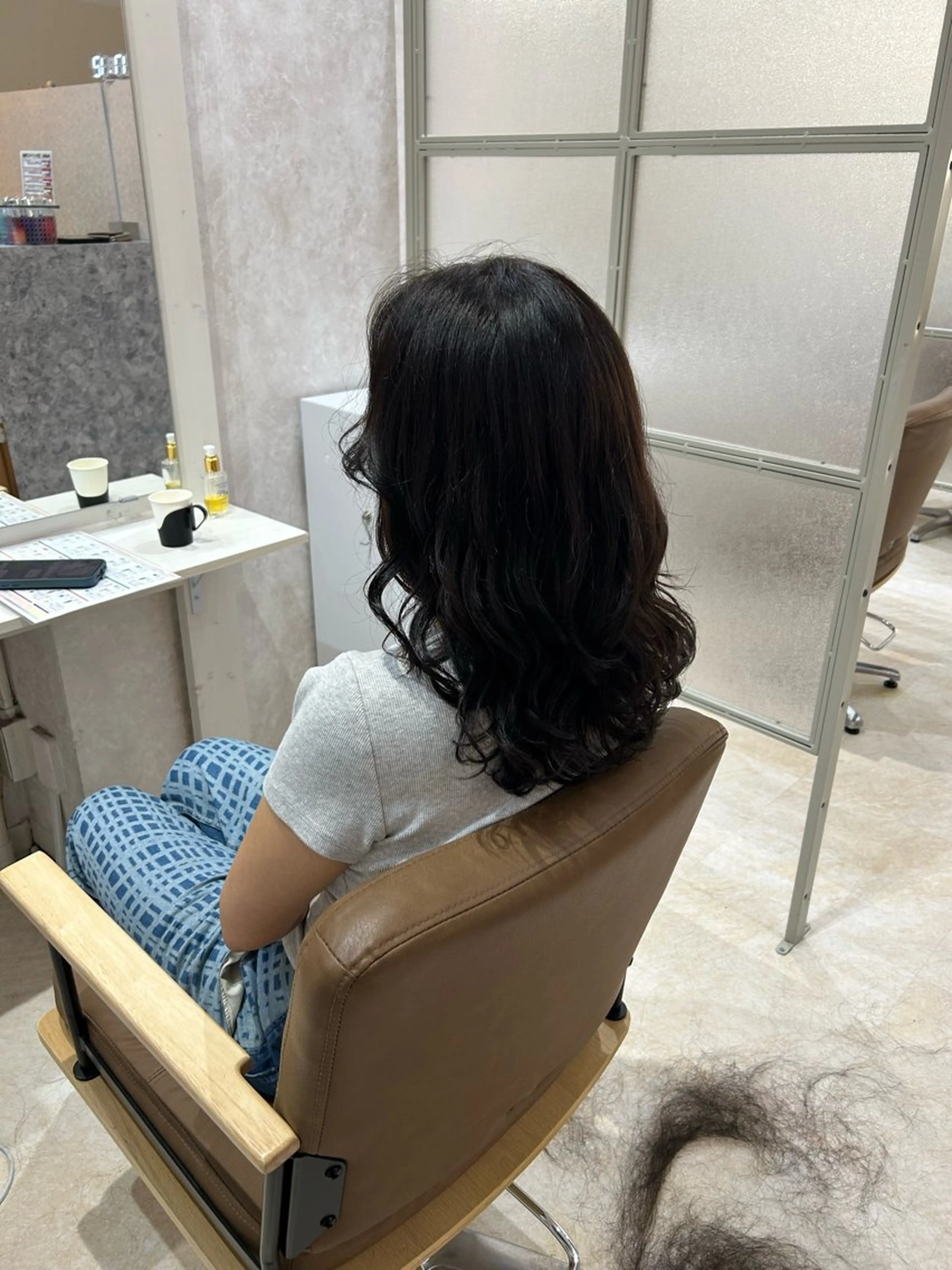 ミディアム カラー カット ヘアカラー トリートメント ヘアセット 💙まこと💙艶 カラー(Rico)のヘアスタイル