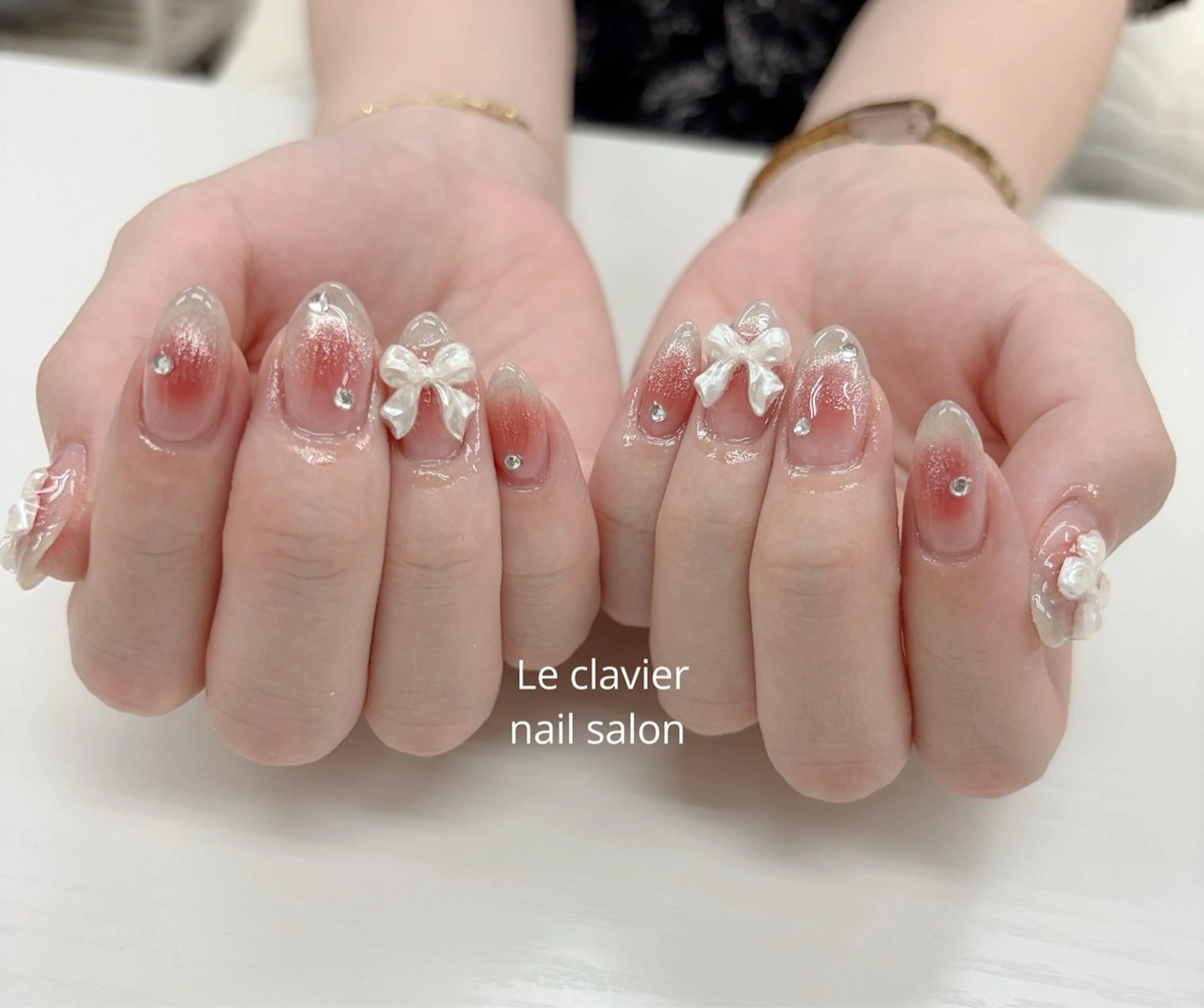 ネイル アートネイル 長さ出し ジェルネイル パラジェル スカルプネイル Mina Nailのネイルデザイン