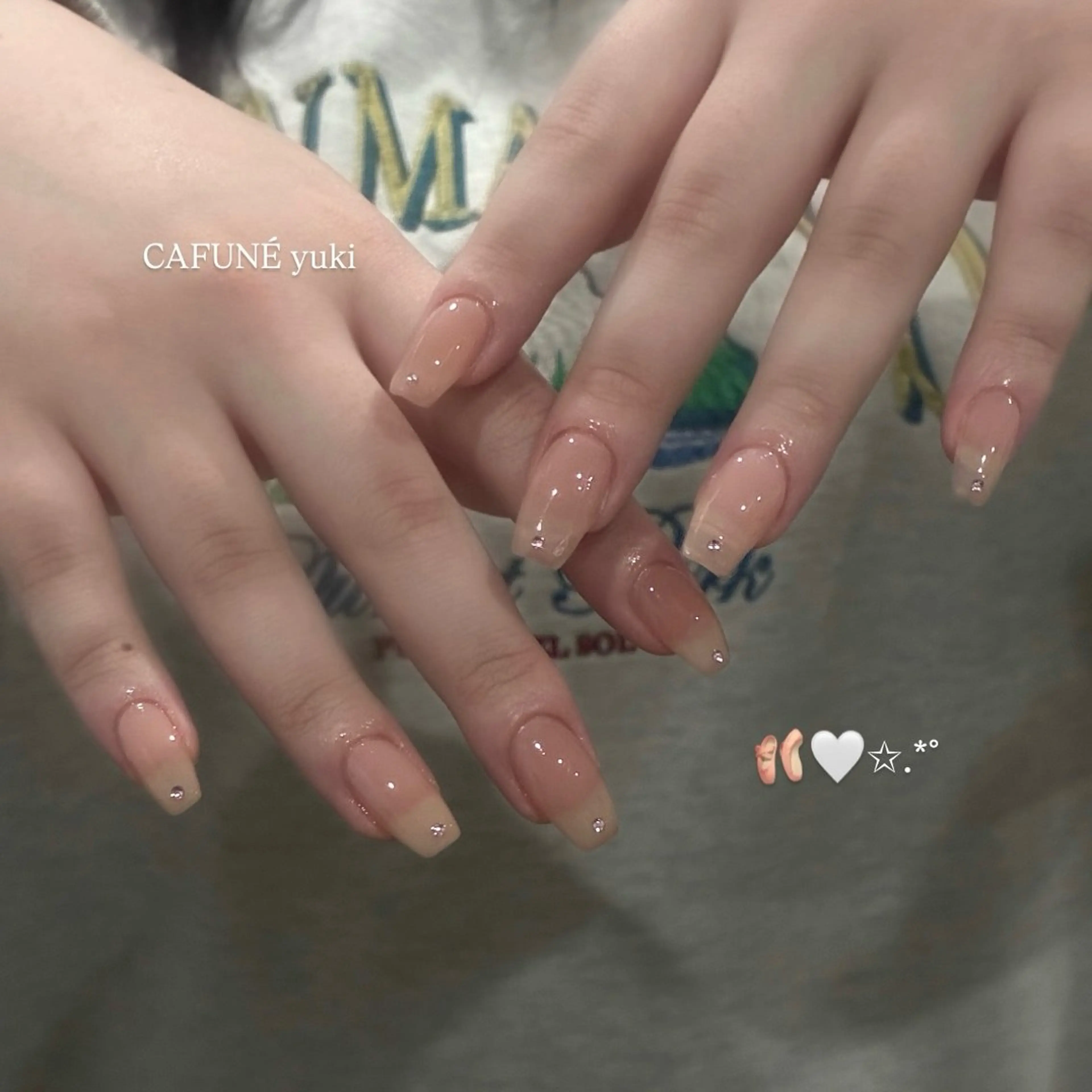 ネイル ハンドネイル 🎼CAFUNÉ_ TOKYO.•*¨のネイルデザイン