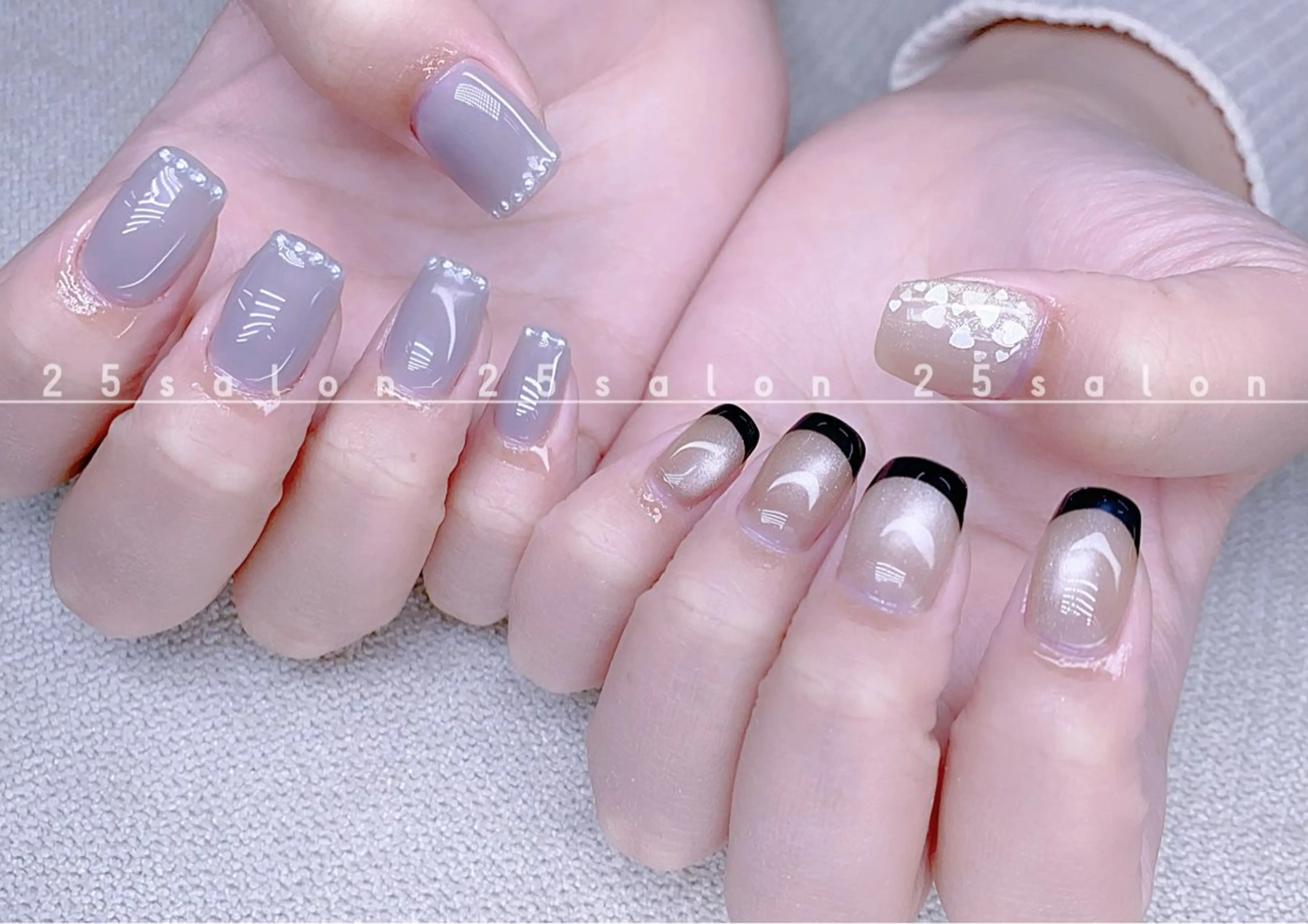 ネイル オーロラネイル チークネイル フットネイル フレンチネイル ジェルネイル 2 5のマツエク・マツパデザイン