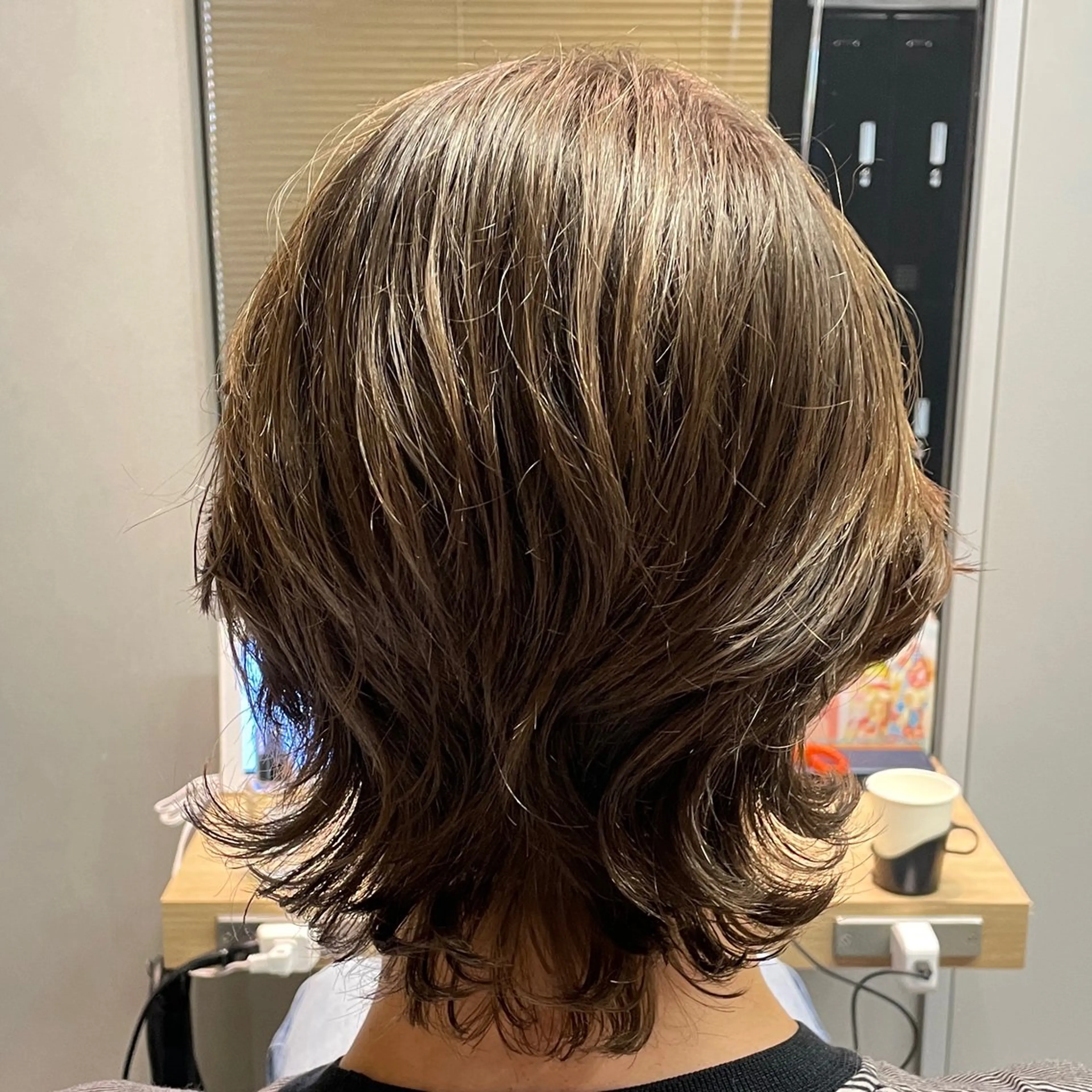 メンズ レイヤー/透けカラー アレンジ/篠崎渚彩のヘアスタイル