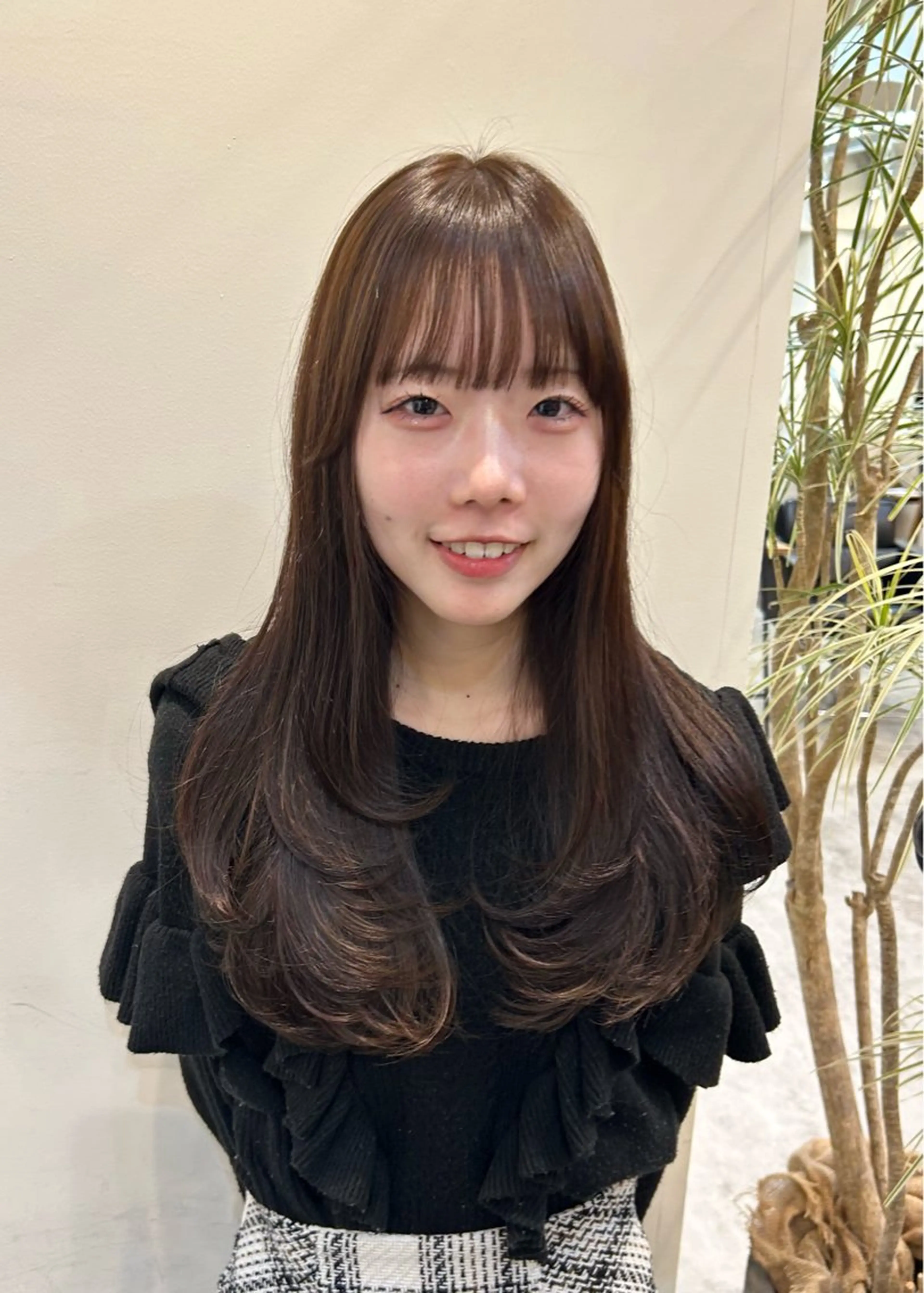 ロング レイヤーカット momoka 💛ショートカットのヘアスタイル