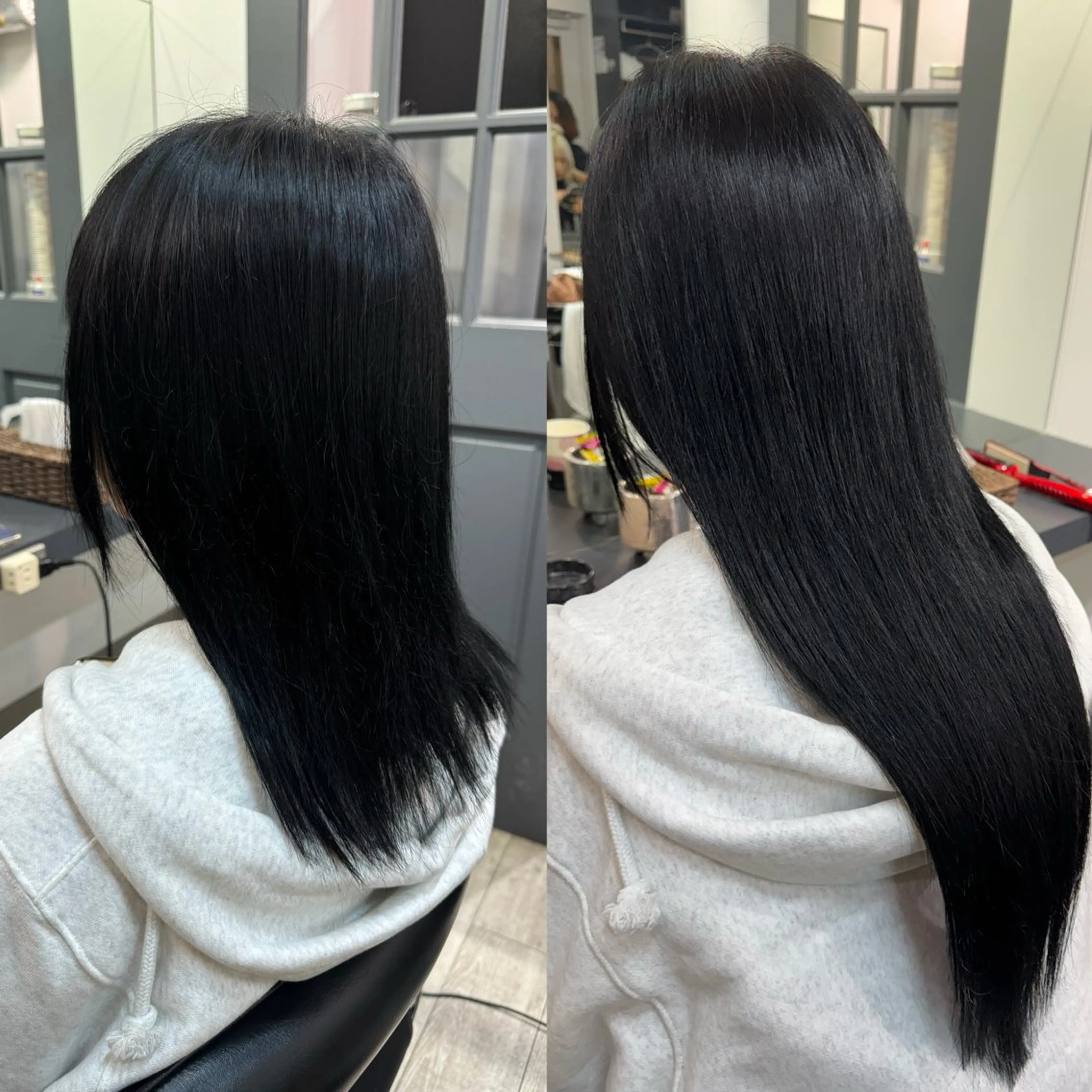 ロング プルエクステ エクステ 🌈レイヤー×髪質改 善TR🌈タツヒコのヘアスタイル