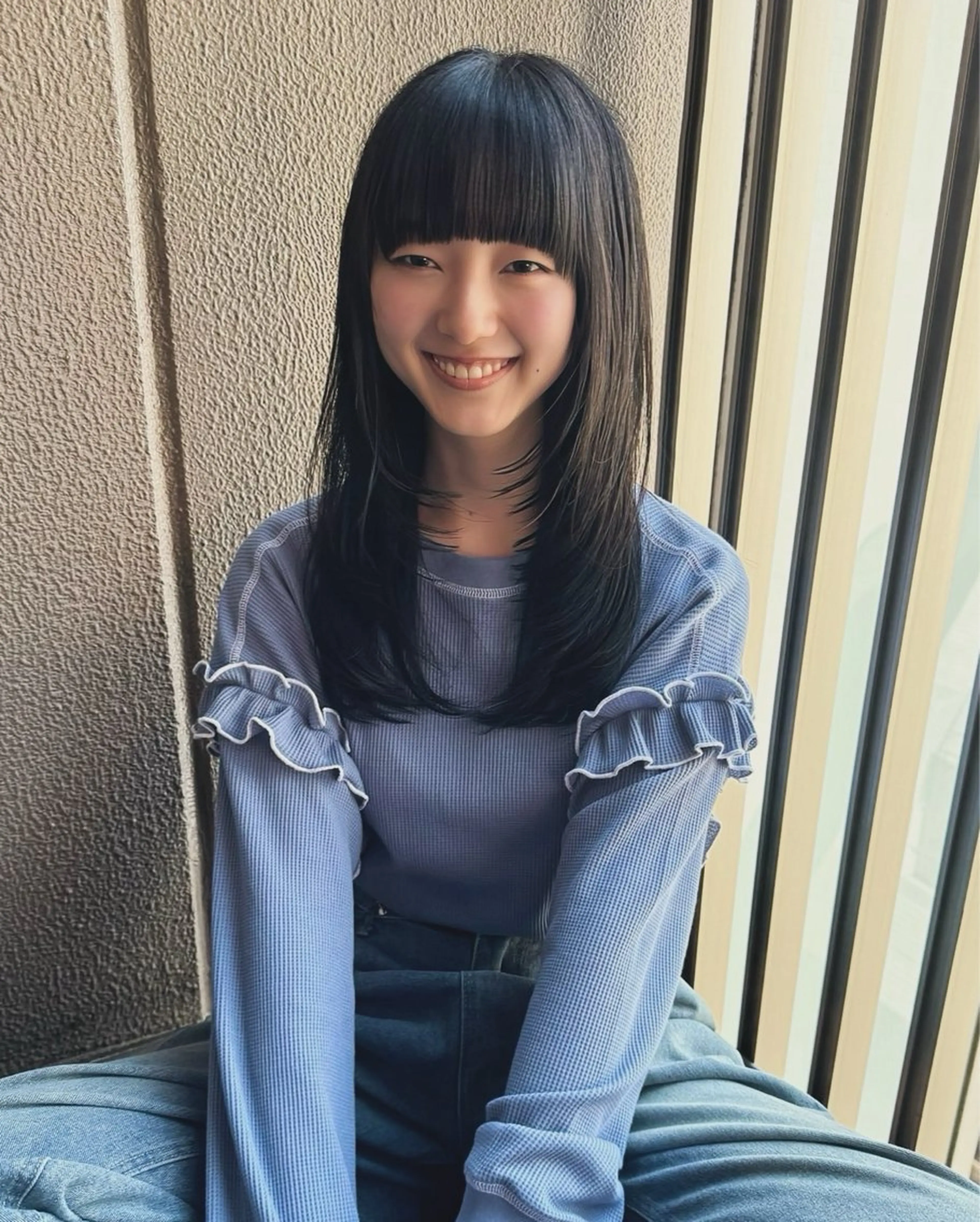 ロング 平 一裕のヘアスタイル