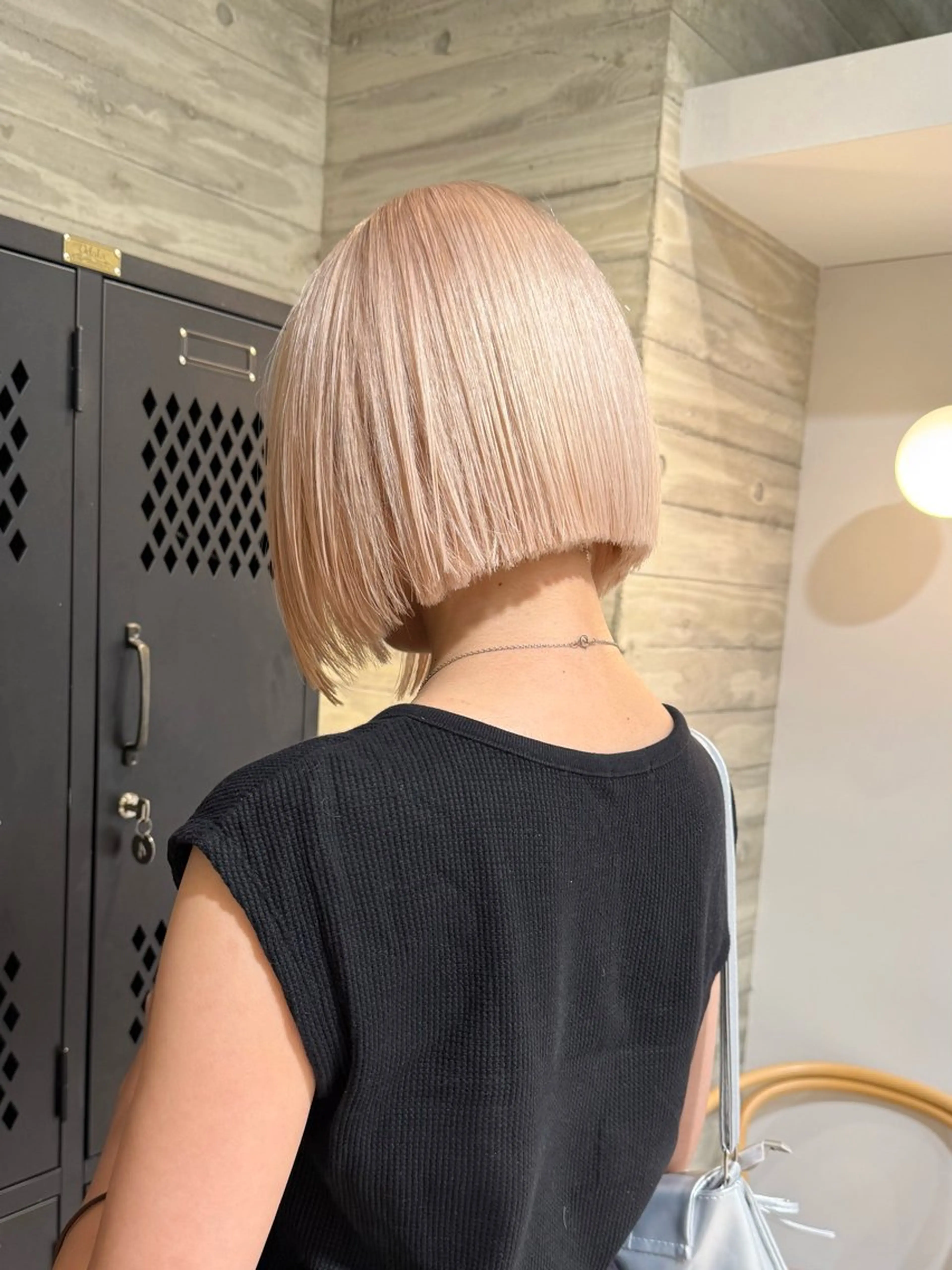 ミディアム カラー ヘアカラー 色落ち綺麗透明感カラ /ボブ/ナカツヒカルのヘアスタイル