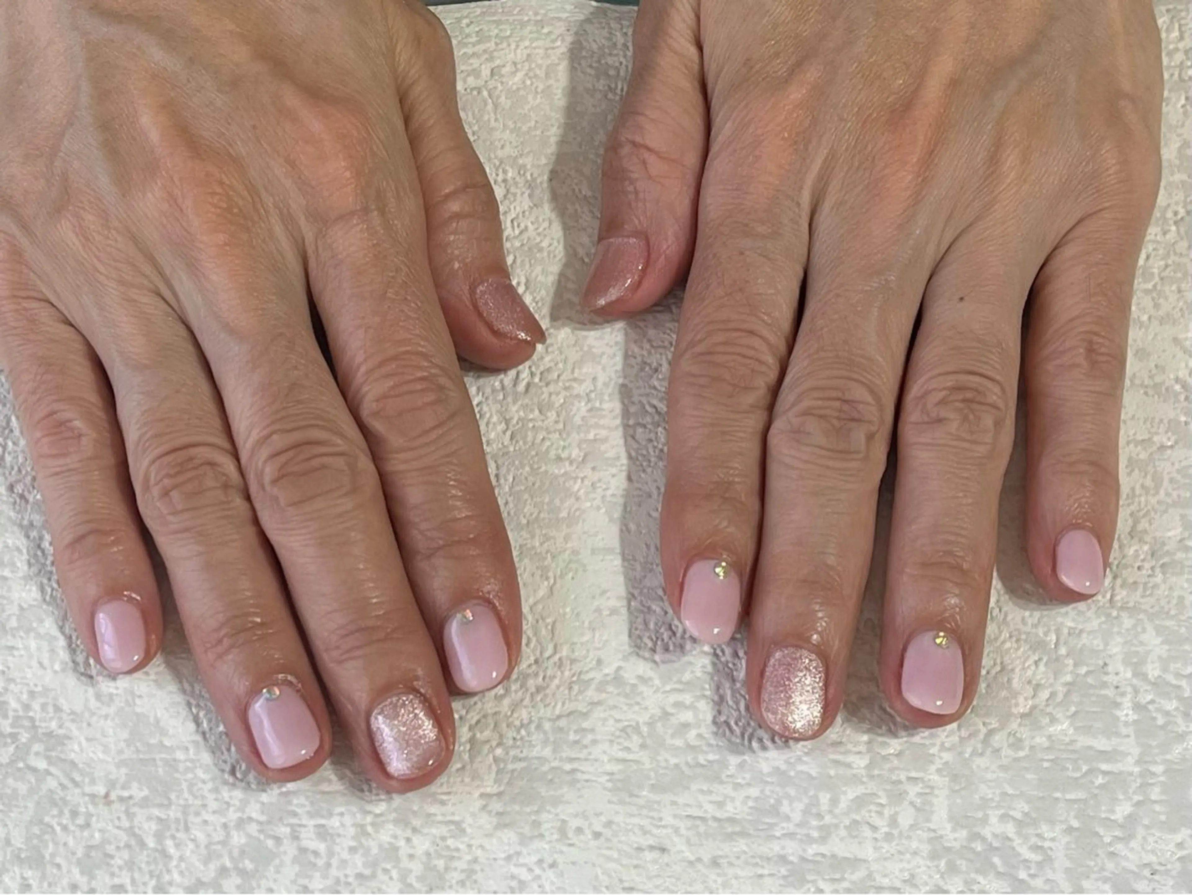 ネイル シンプルネイル ハンドネイル kiki nail たまプラーザのネイルデザイン