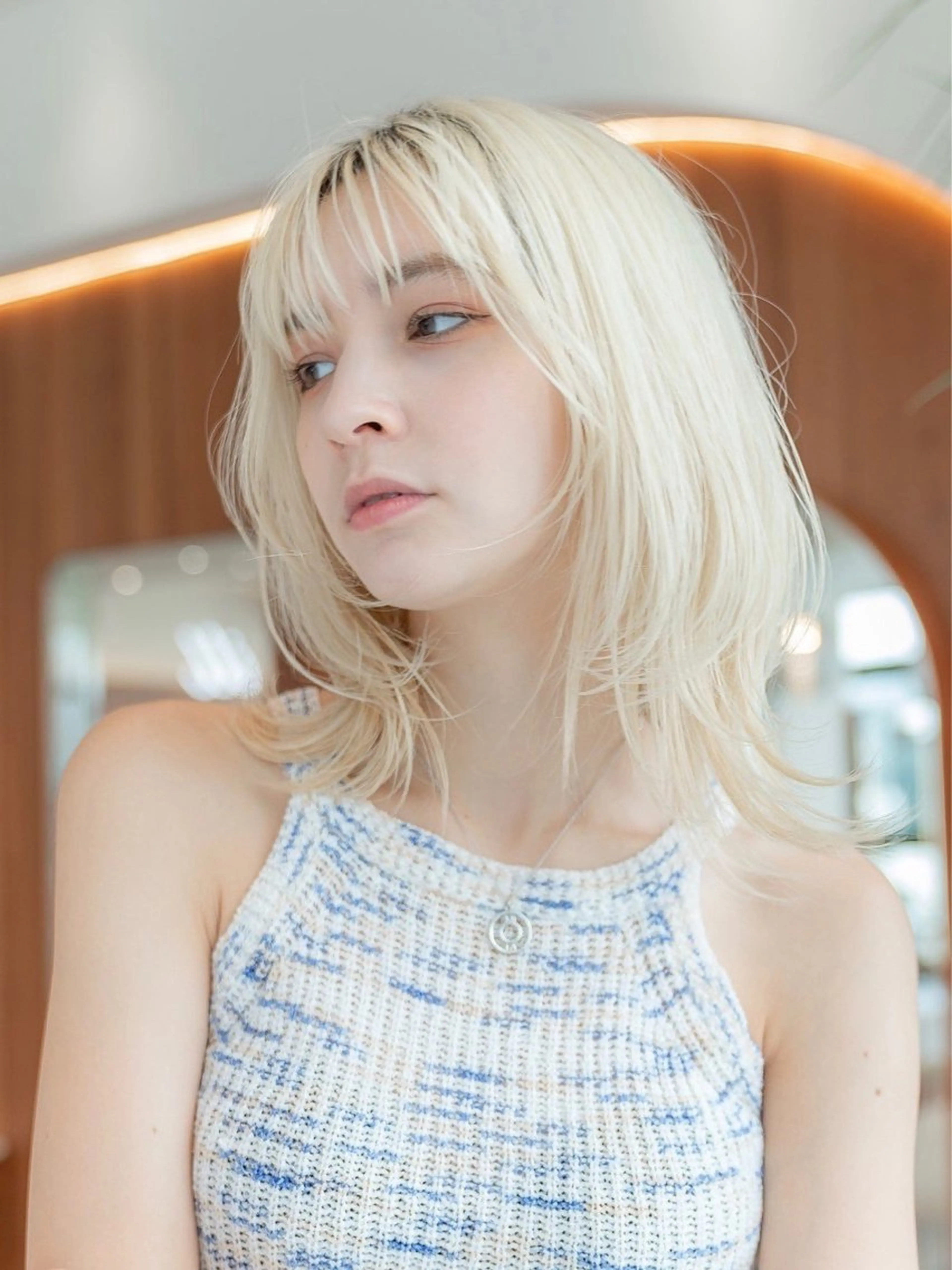 セミロング 渋谷メンズ特化/ mayukoのヘアスタイル