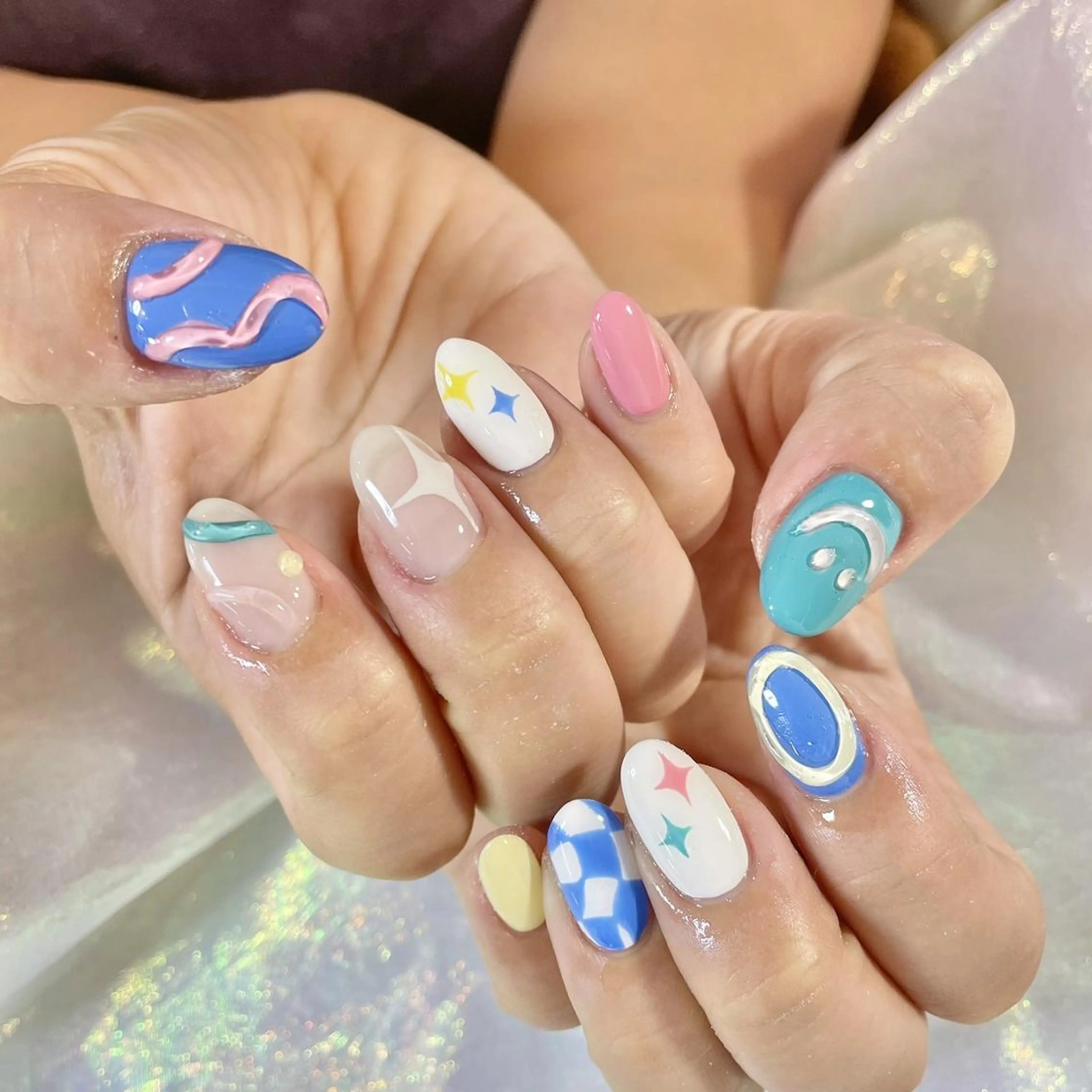 ネイル 韓国ネイル Menail 心斎橋 /南船場/yui☆のネイルデザイン