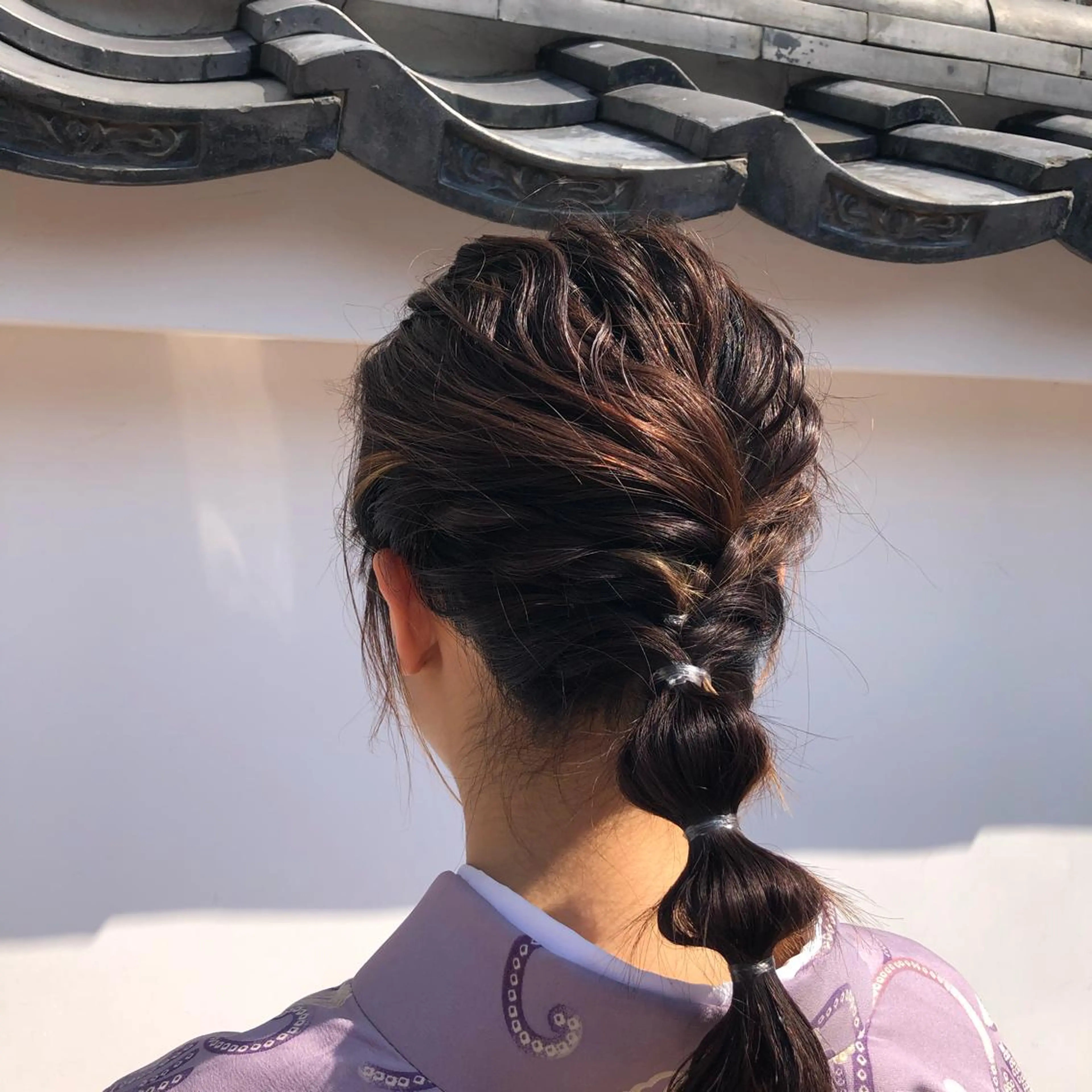 ミディアム ヘアセット 為近日向子🐥暖色 💘顔周りカット🌈のヘアスタイル