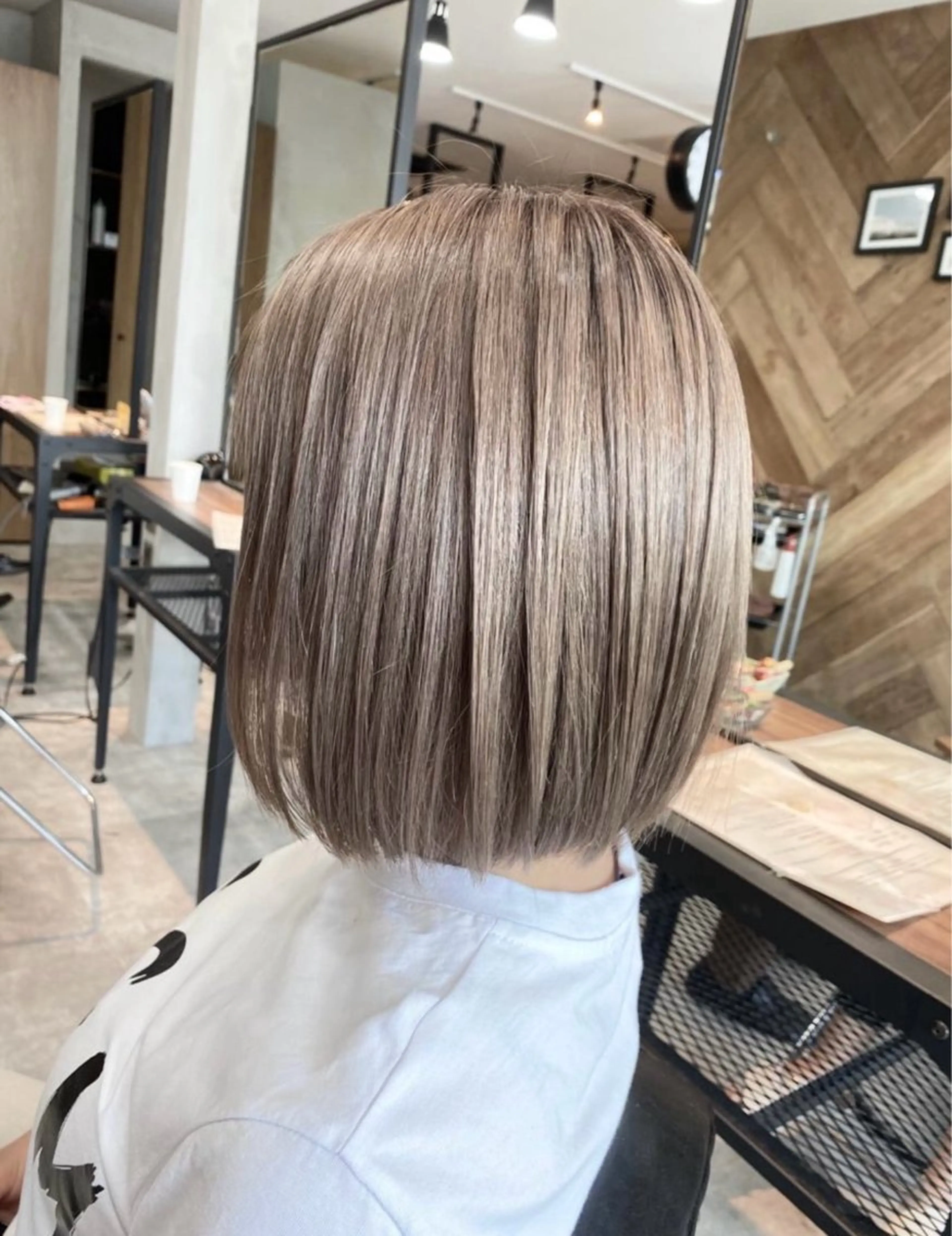 ミディアム カラー Lafithhair lov. 福山駅家店のヘアスタイル